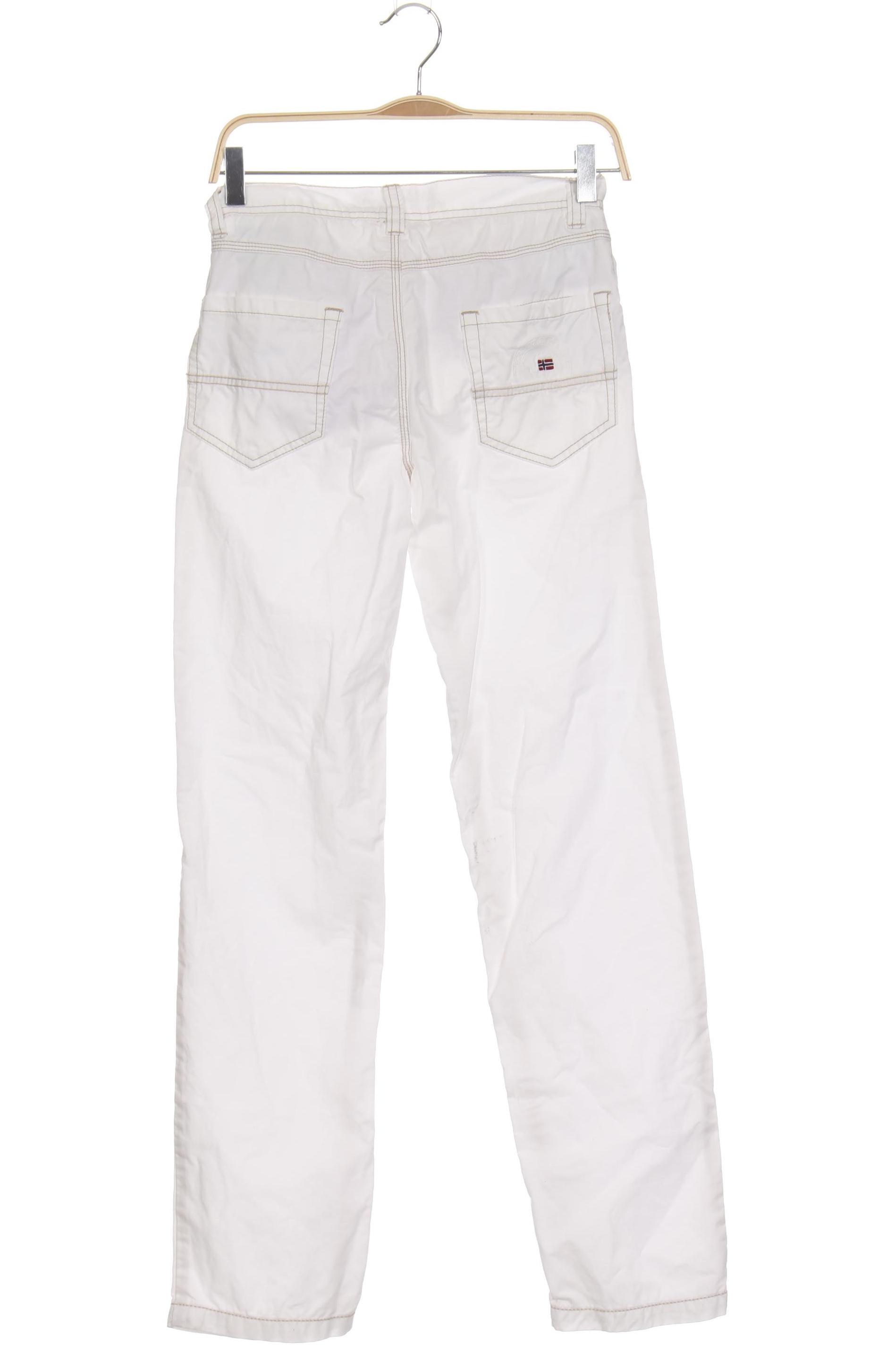 Thumbnail - Napapijri Jungen Stoffhose, weiß, Gr. 164