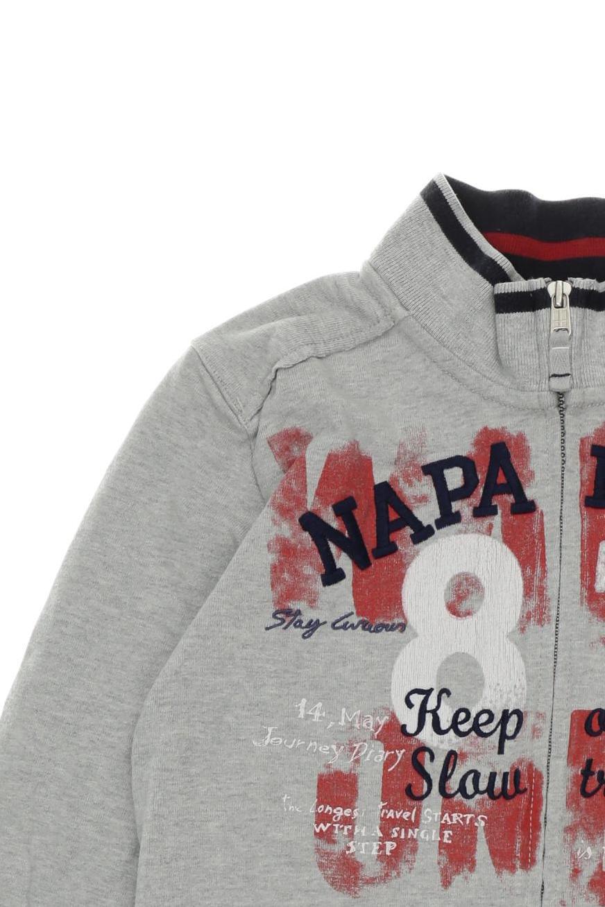 Thumbnail - Napapijri Jungen Strickjacke, grau, Gr. 164