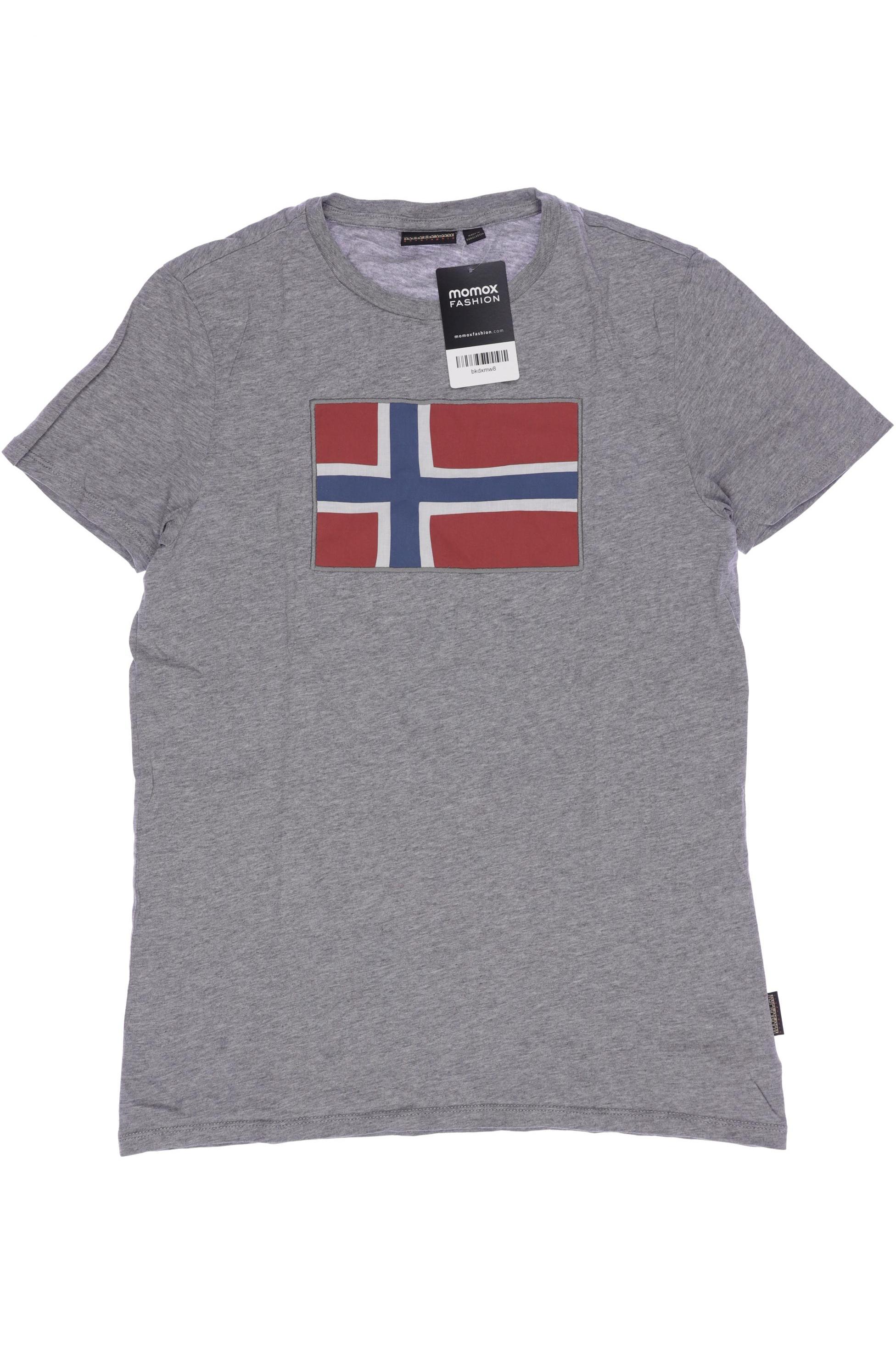 

Napapijri Herren T-Shirt, grau, Gr. 170