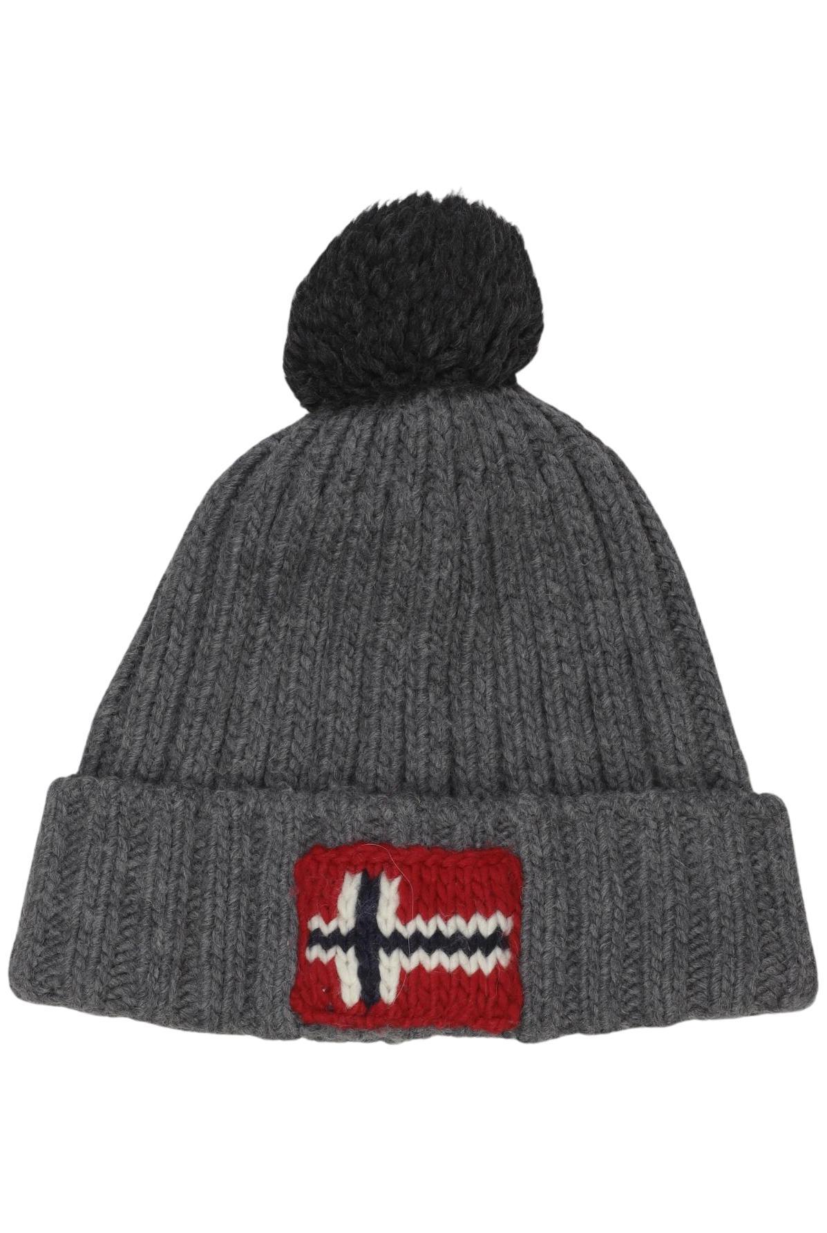 

Napapijri Mädchen Hut/Mütze, grau, Gr. uni