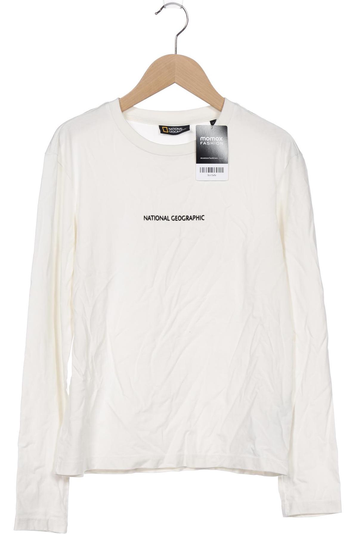 

National Geographic Damen Langarmshirt, cremeweiß