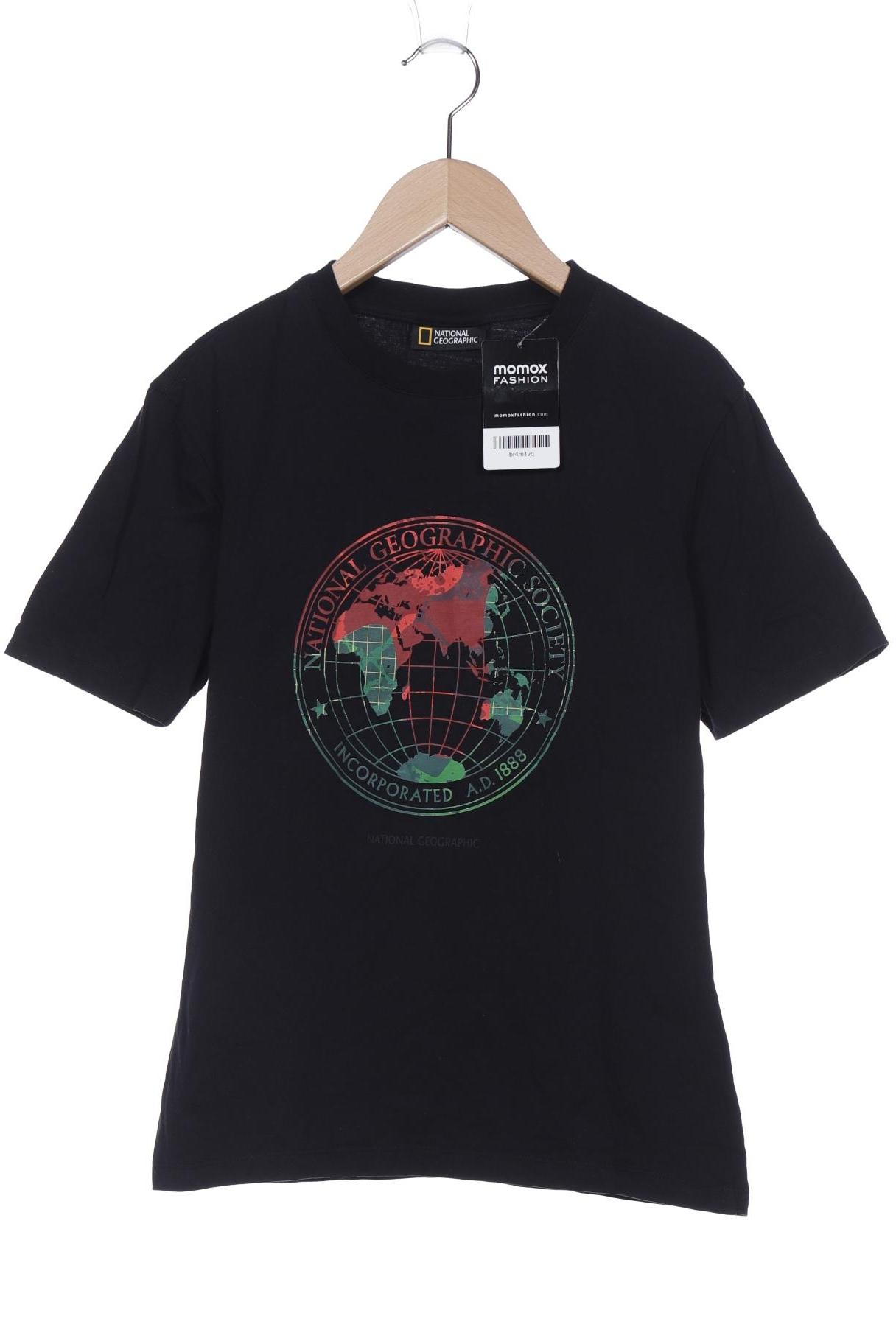 

National Geographic Damen T-Shirt, schwarz, Gr. 38