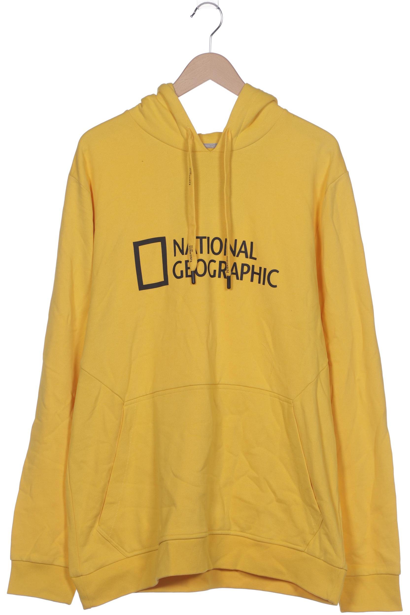 

National Geographic Herren Kapuzenpullover, gelb, Gr. 56