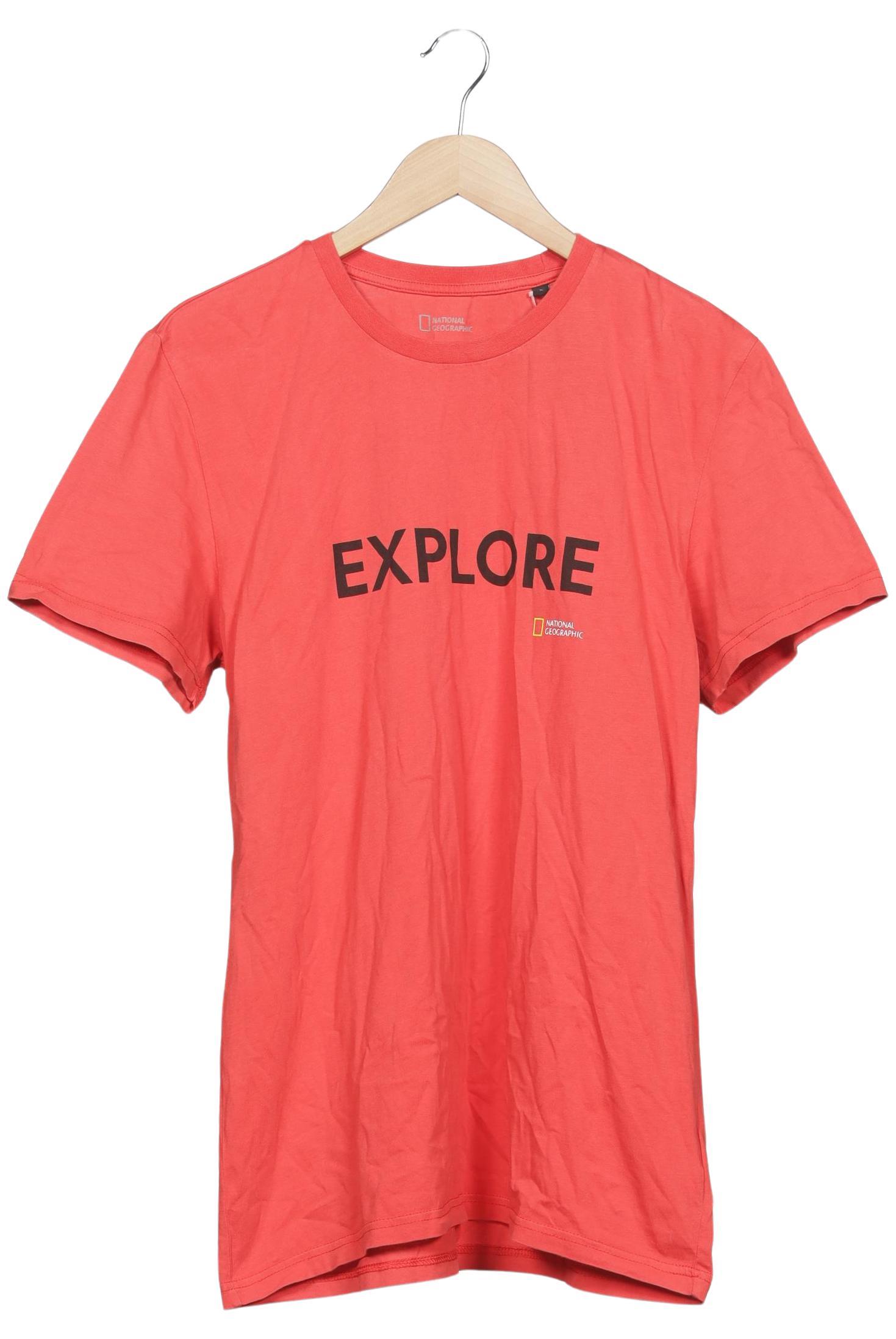 Thumbnail - National Geographic Herren T-Shirt, rot, Gr. 52