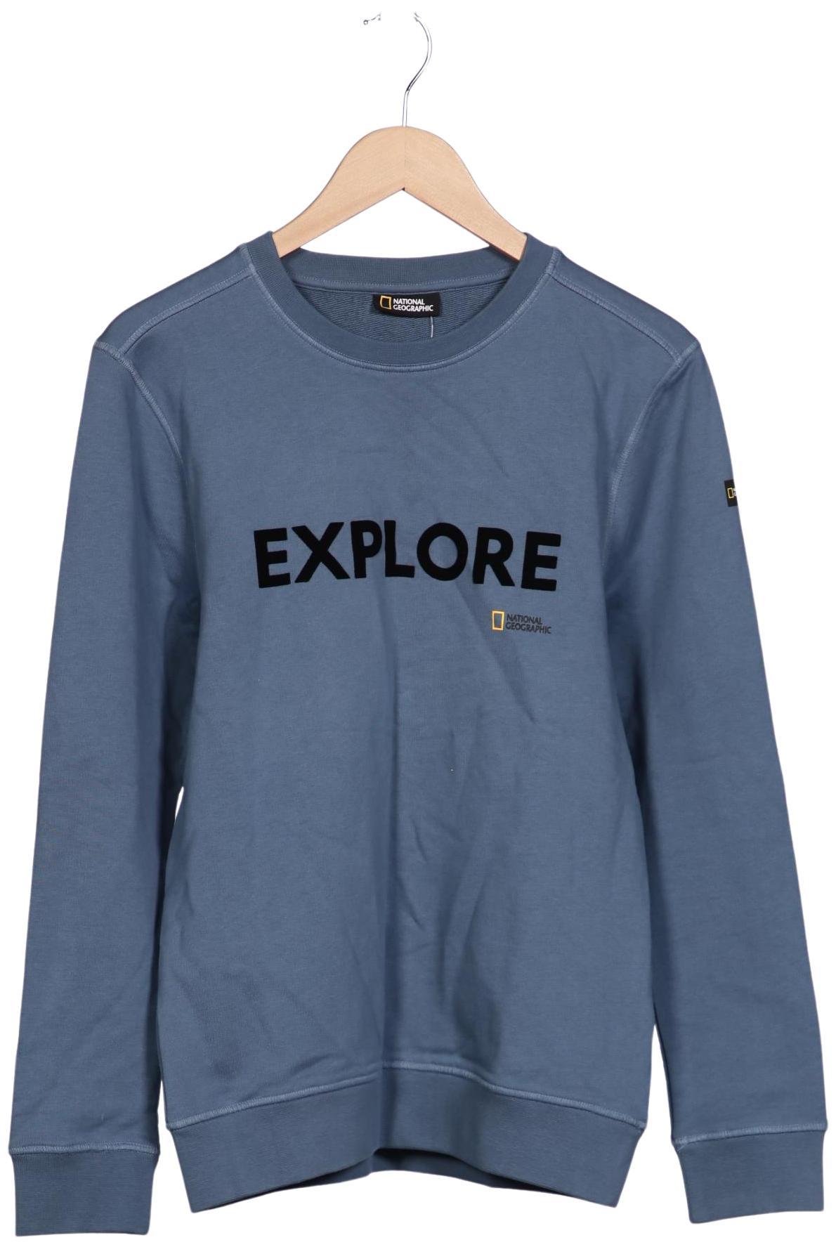 

National Geographic Herren Sweatshirt, blau, Gr. 48