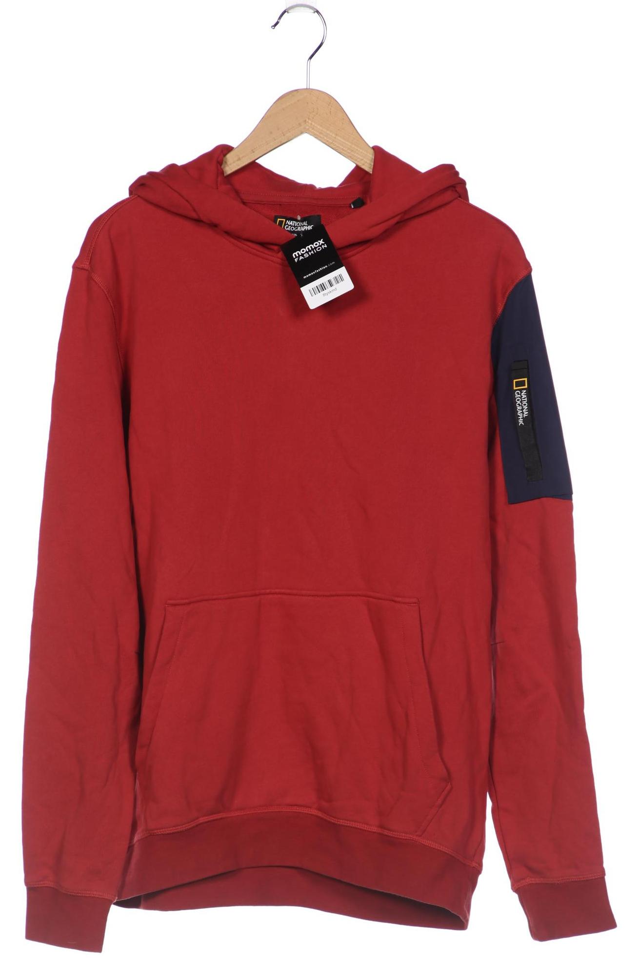 

National Geographic Herren Kapuzenpullover, rot