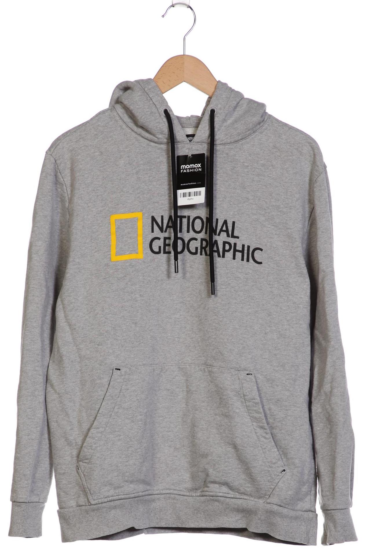 

National Geographic Herren Kapuzenpullover, grau, Gr. 52