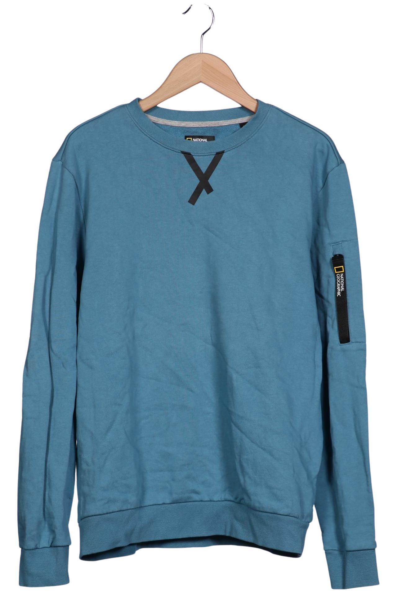 

National Geographic Herren Sweatshirt, blau, Gr. 48