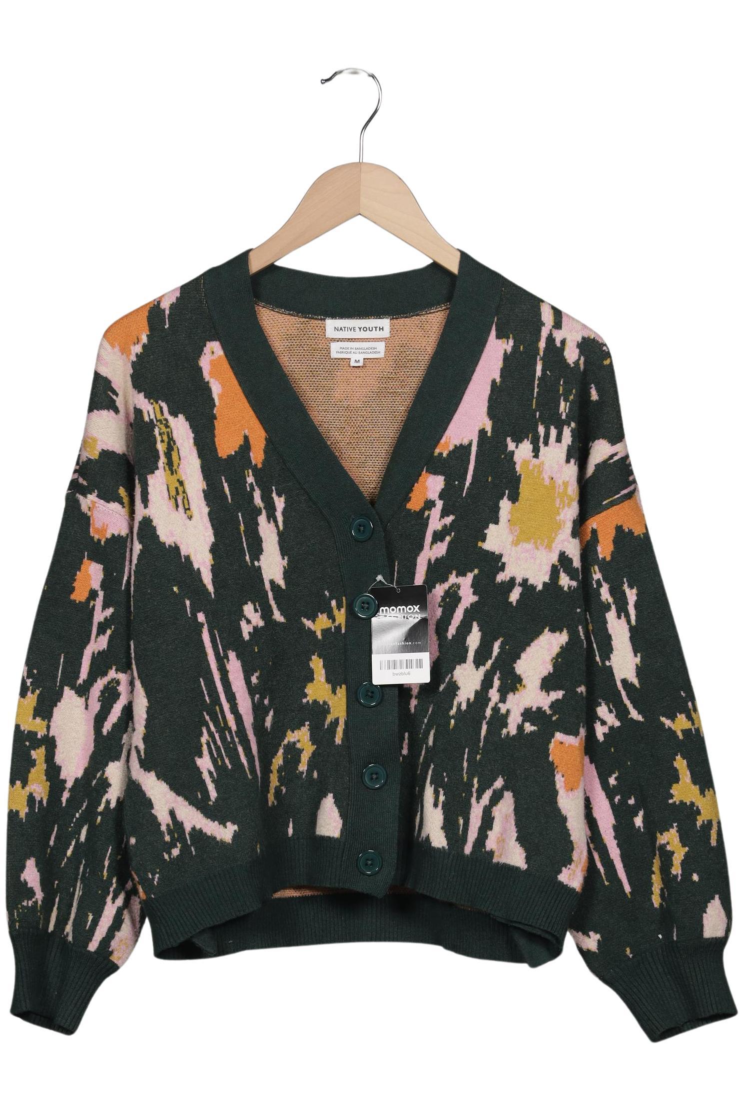 

Native Youth Damen Strickjacke, grün, Gr. 38