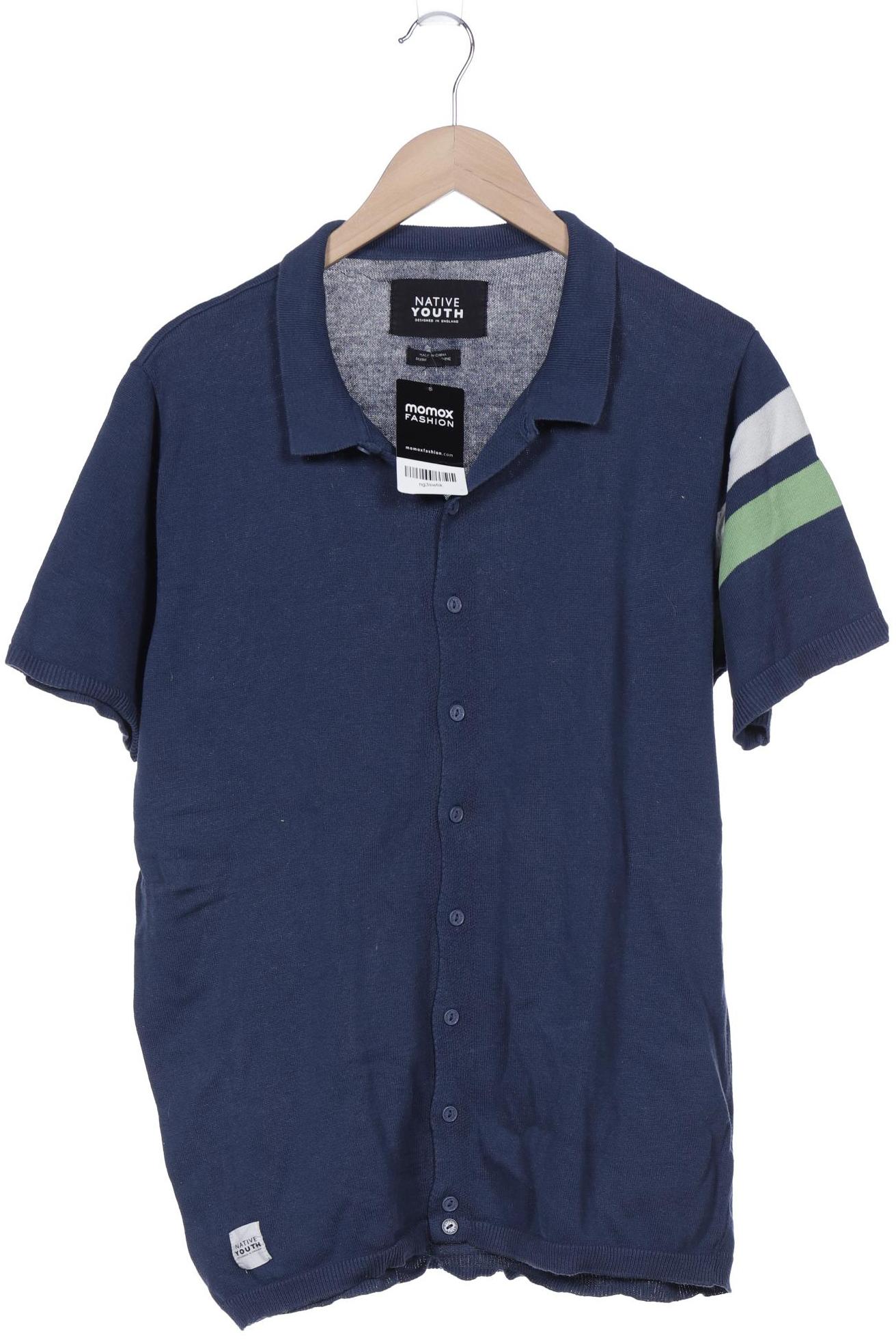 Thumbnail - Native Youth Herren Strickjacke, marineblau, Gr. 54