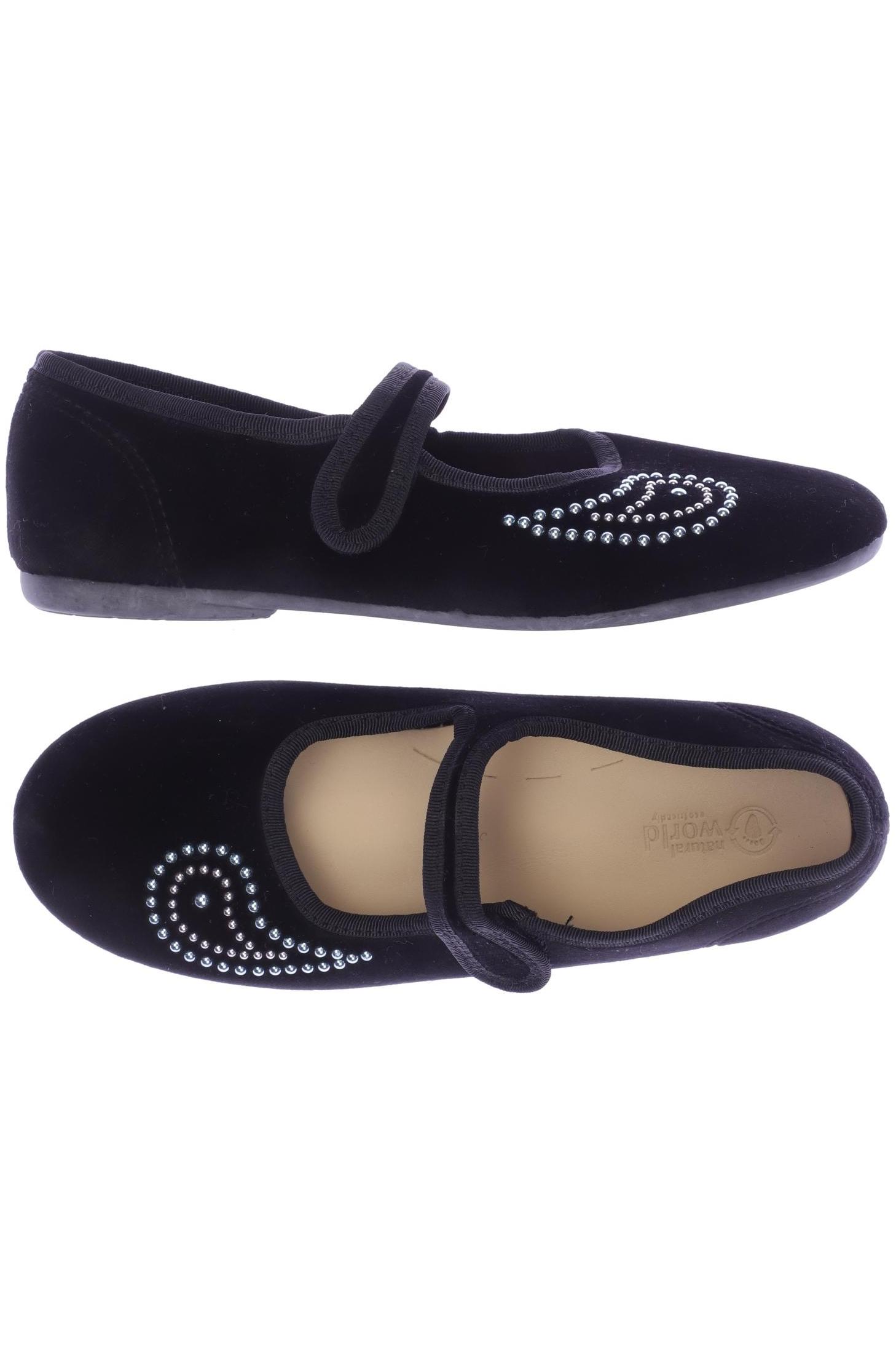 

Natural World Damen Ballerinas, schwarz, Gr. 38