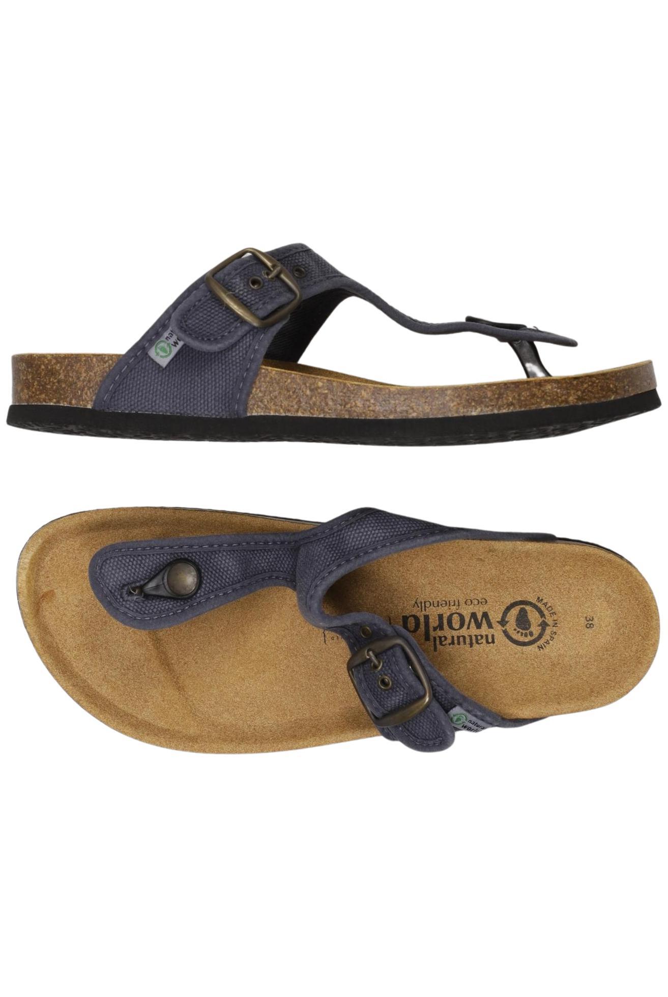 

Natural World Damen Sandale, marineblau, Gr. 38