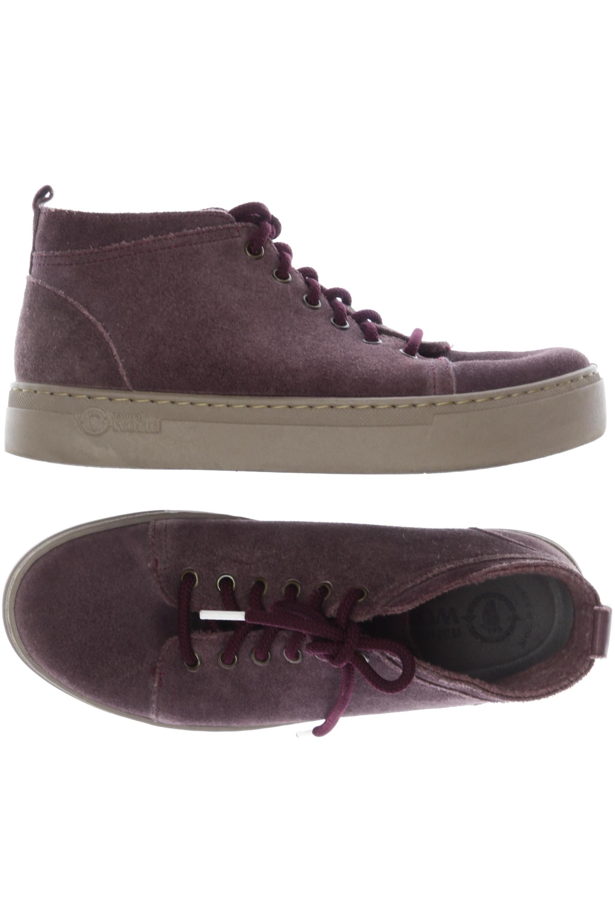 

Natural World Damen Sneakers, bordeaux, Gr. 38