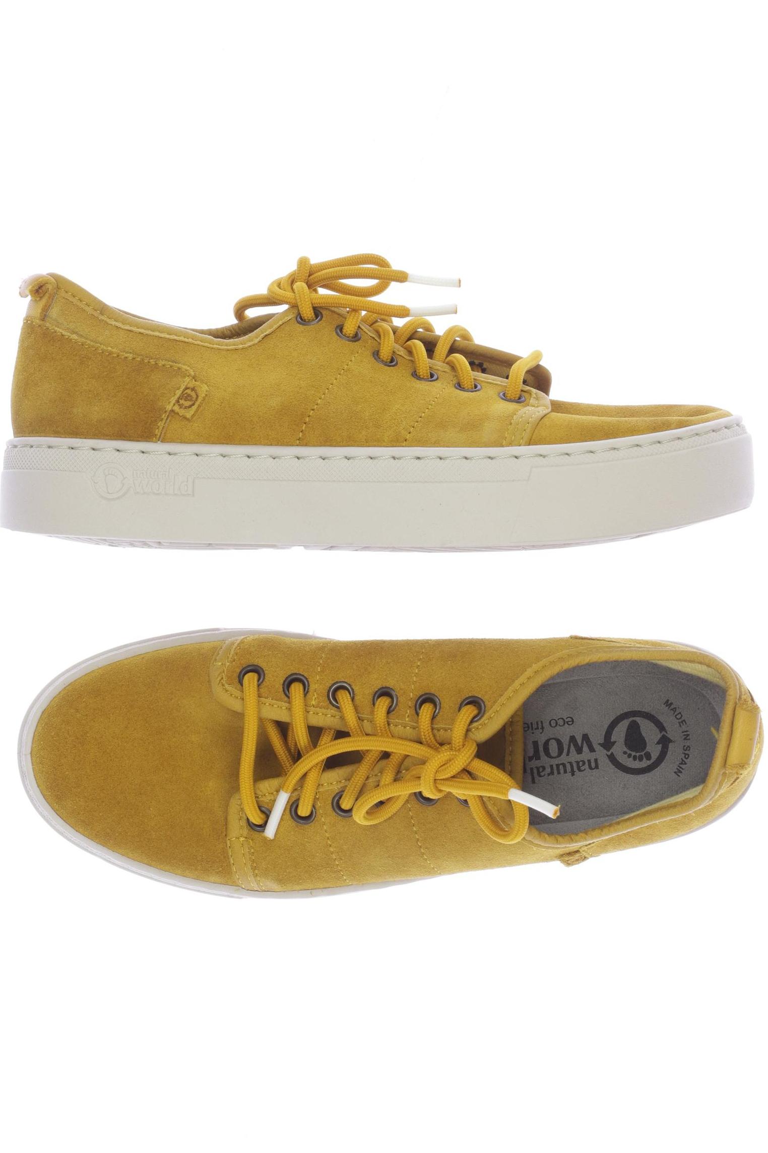 

Natural World Damen Sneakers, gelb, Gr. 38
