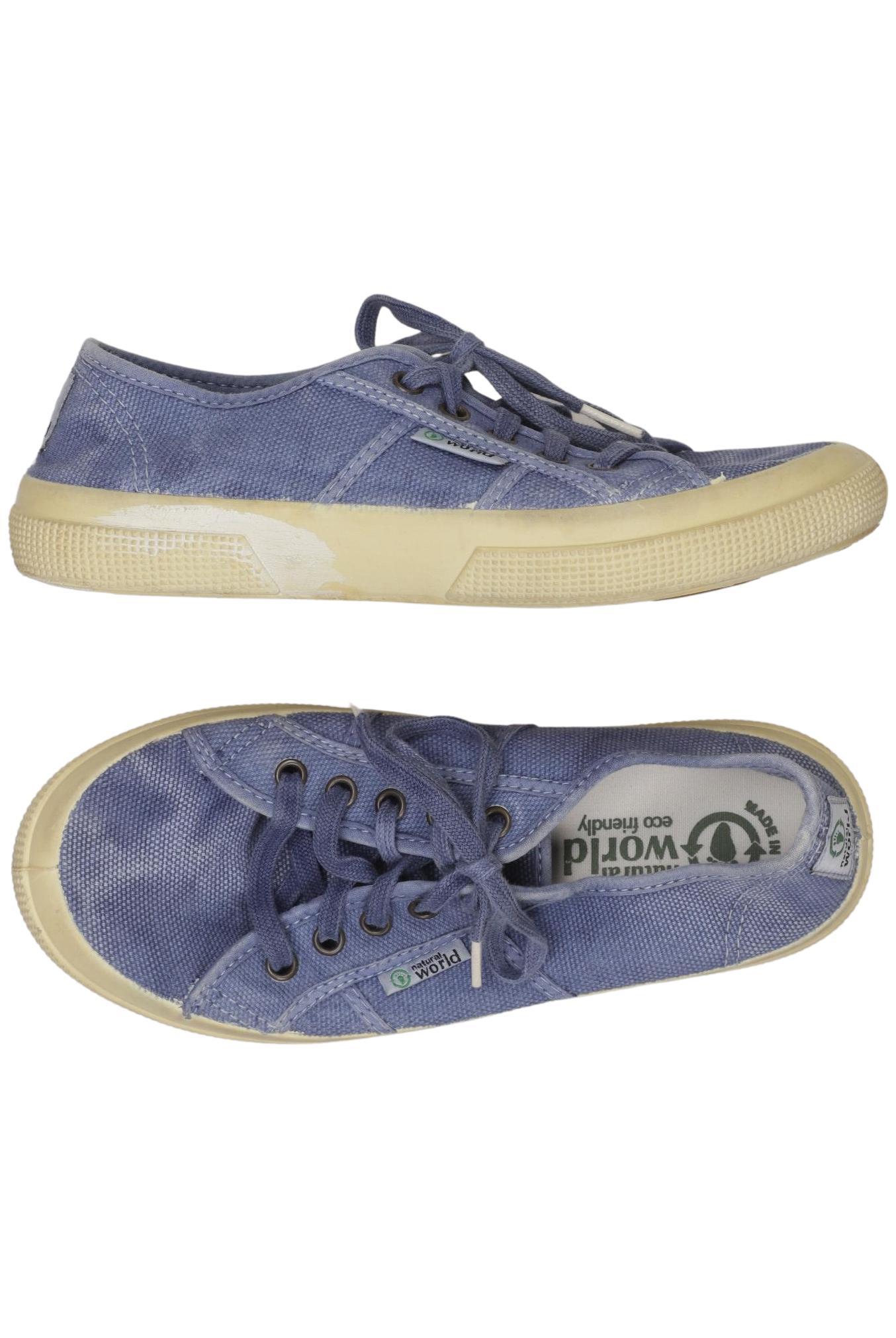 

Natural World Damen Sneakers, blau, Gr. 36