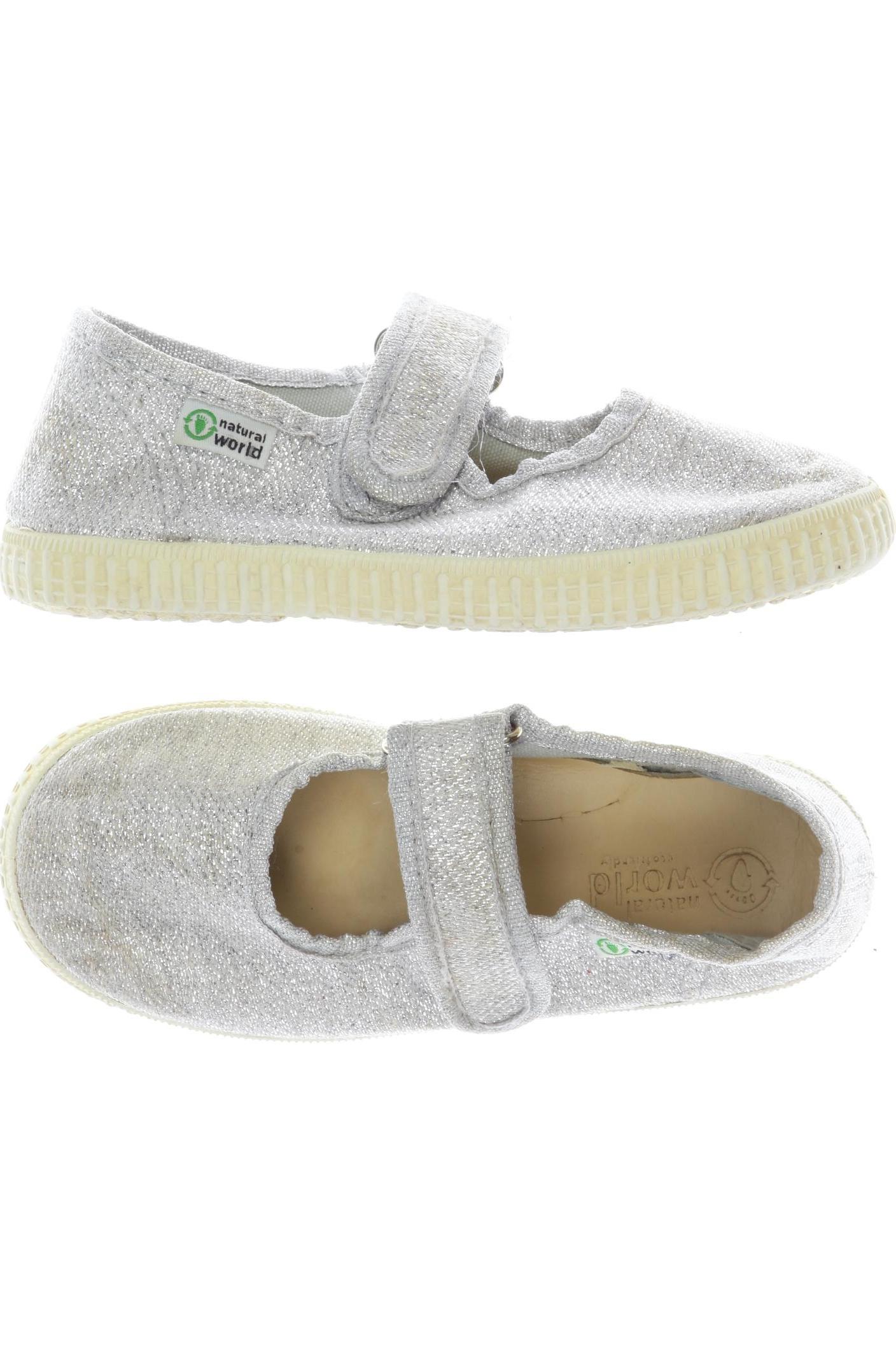 

Natural World Damen Kinderschuhe, silber, Gr. 27