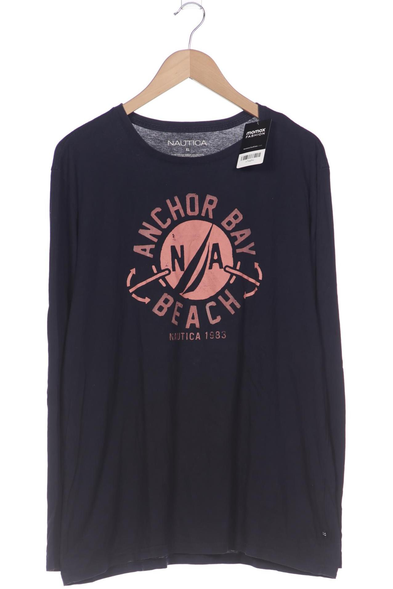

Nautica Herren Langarmshirt, marineblau, Gr. 54