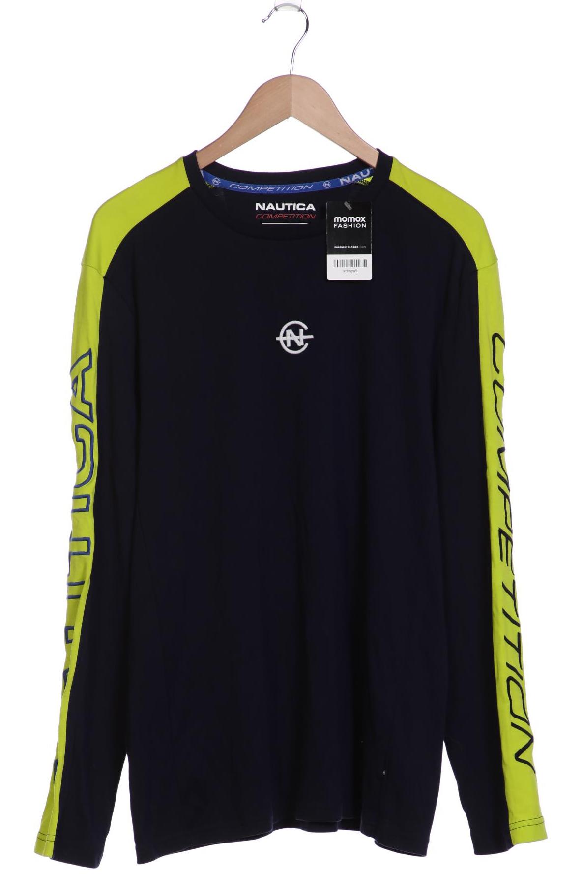 

Nautica Herren Langarmshirt, marineblau, Gr. 54