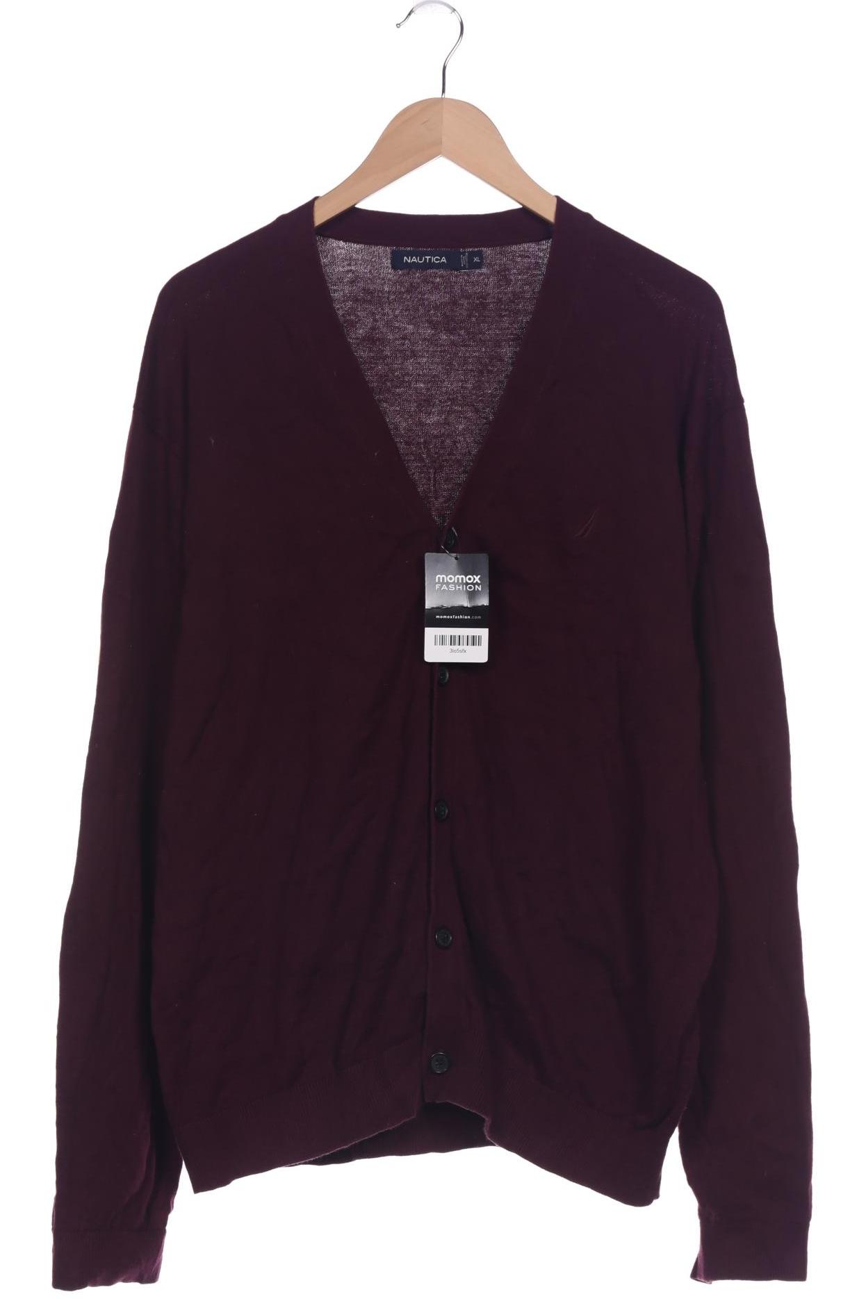 

Nautica Herren Strickjacke, bordeaux, Gr. 54