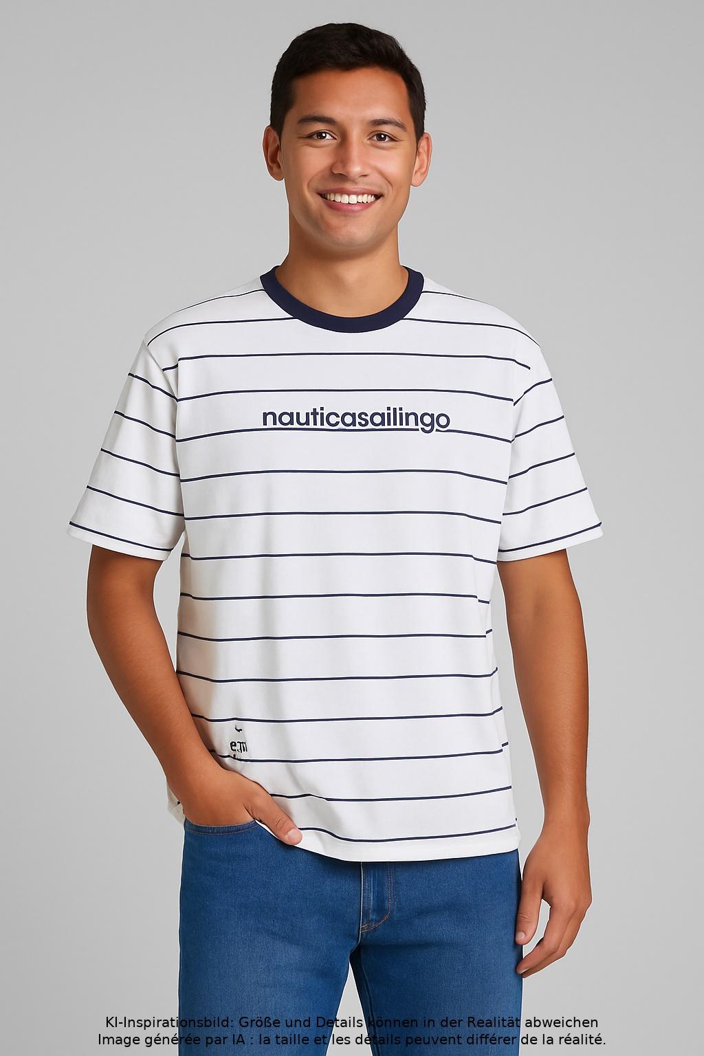 

Nautica Herren T-Shirt, mehrfarbig, Gr. 52