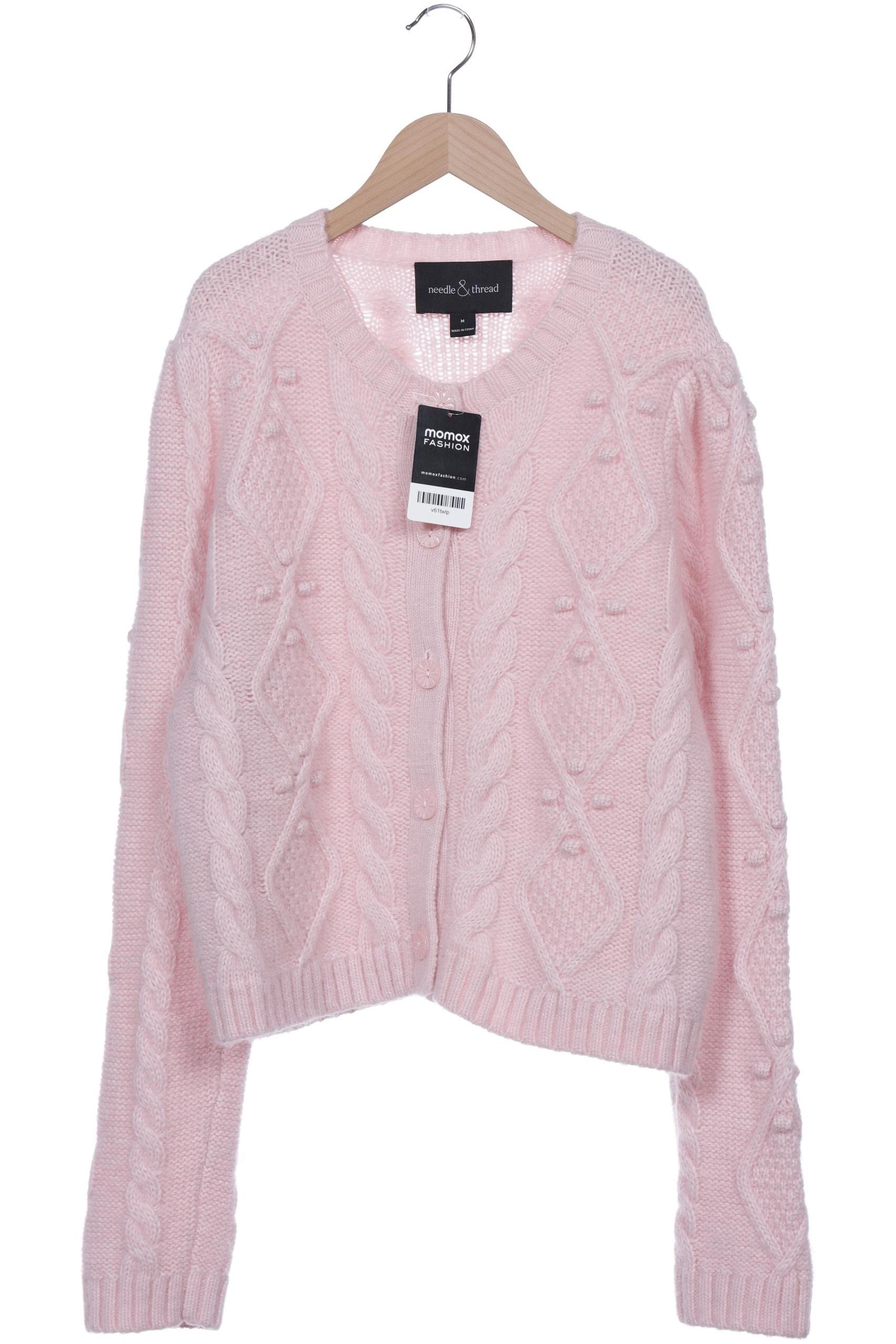 

needle thread Damen Strickjacke, pink, Gr. 38