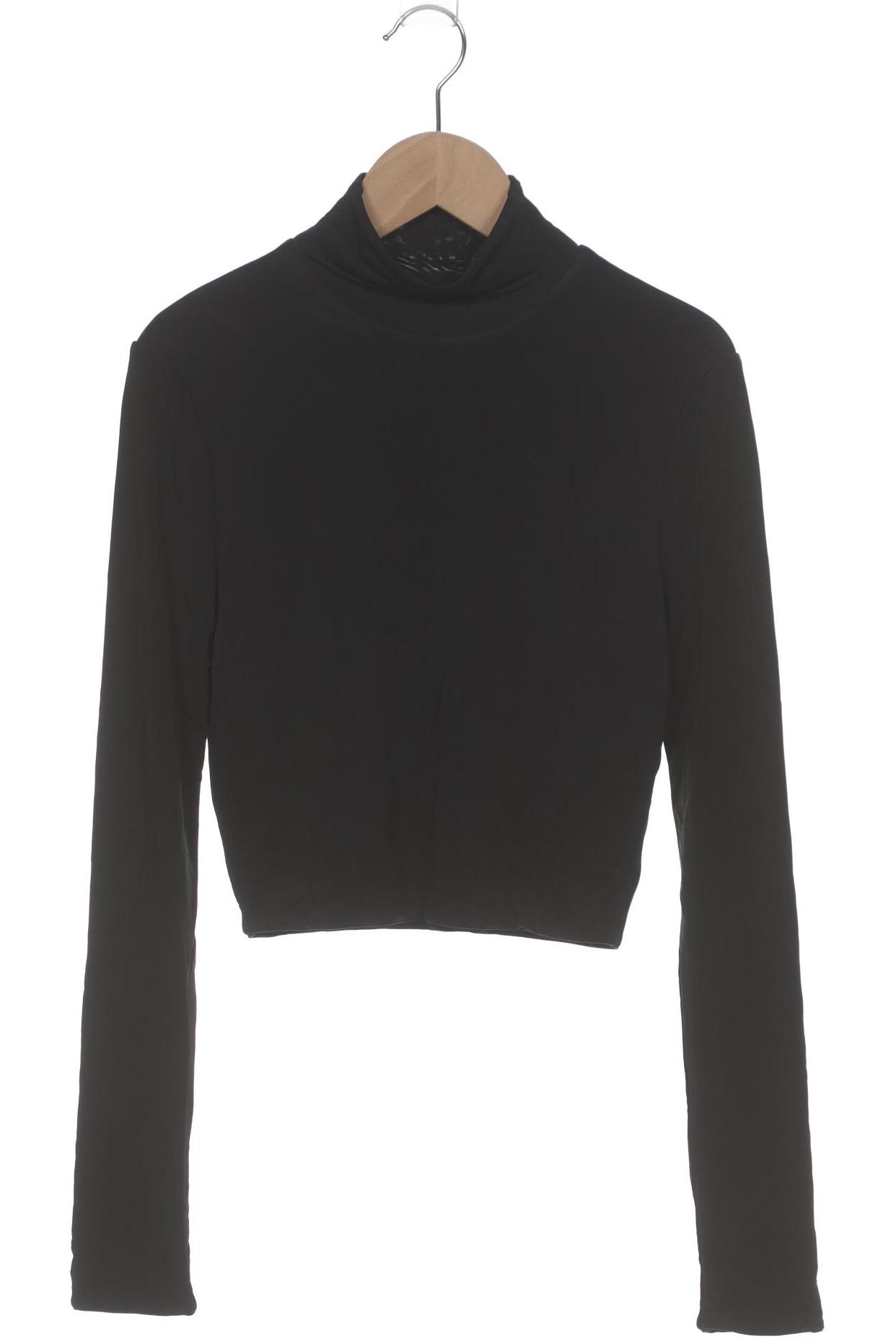 

needle thread Damen Langarmshirt, schwarz, Gr. 34