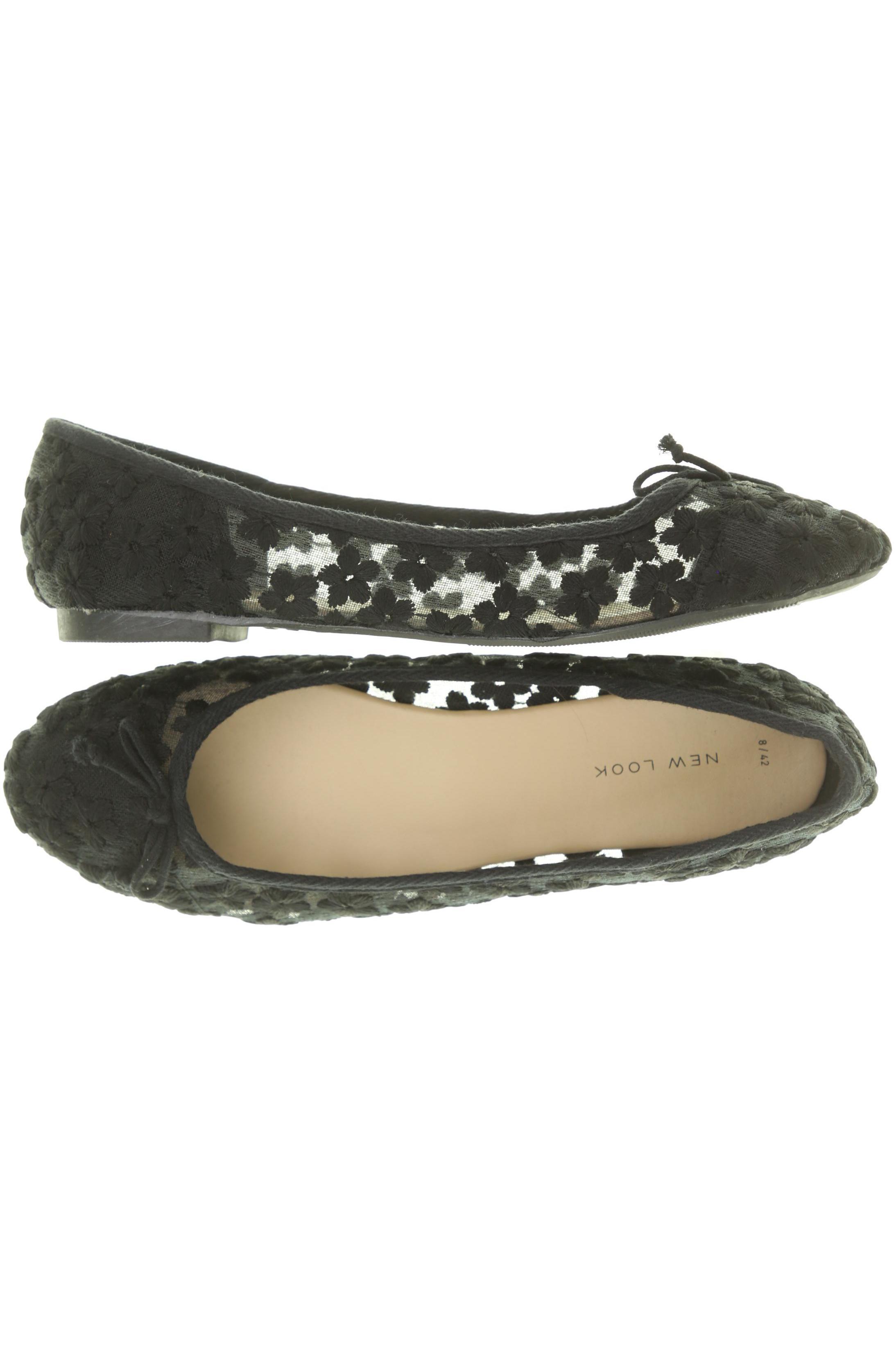 

New Look Damen Ballerinas, schwarz, Gr. 42