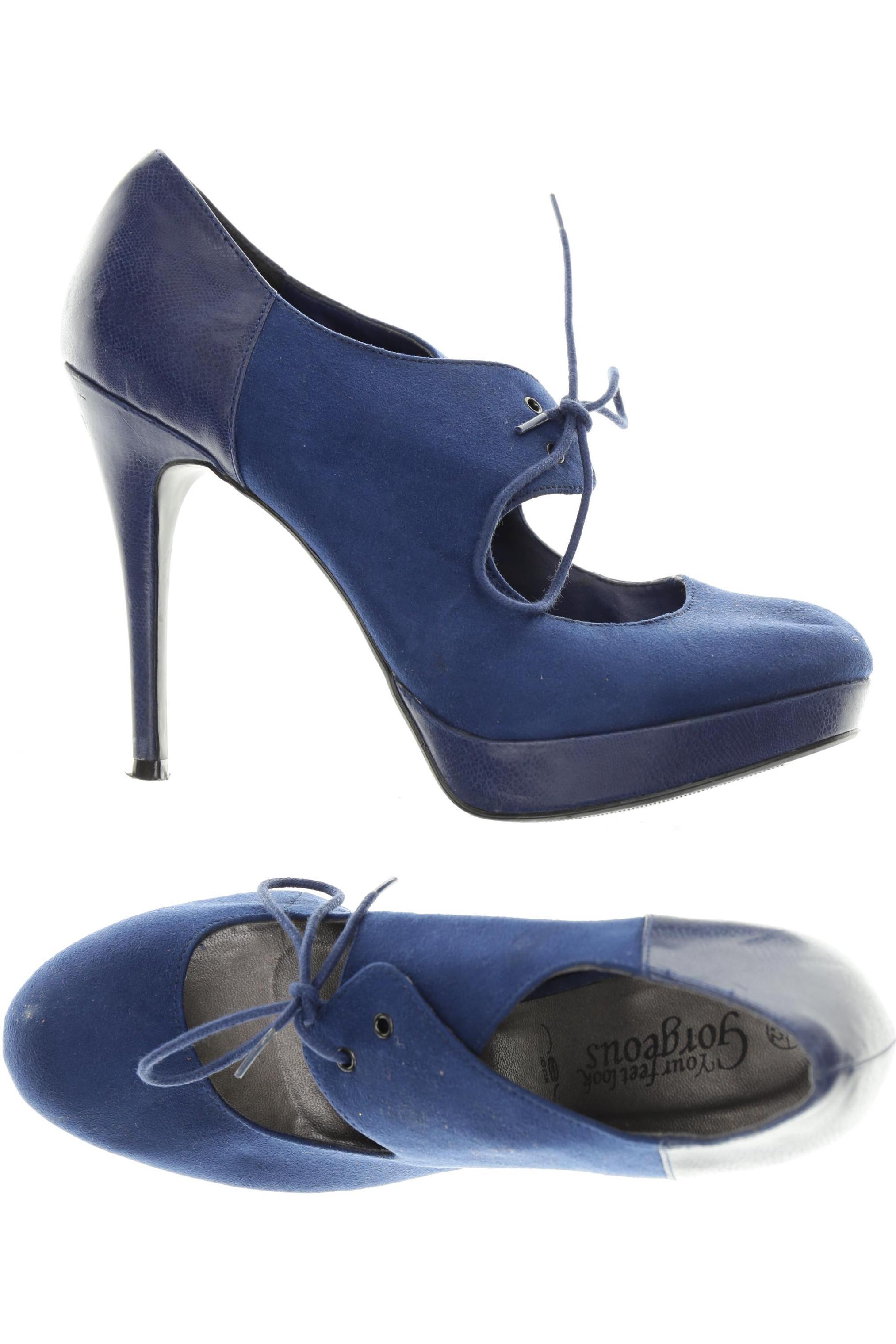

New Look Damen Pumps, blau, Gr. 42