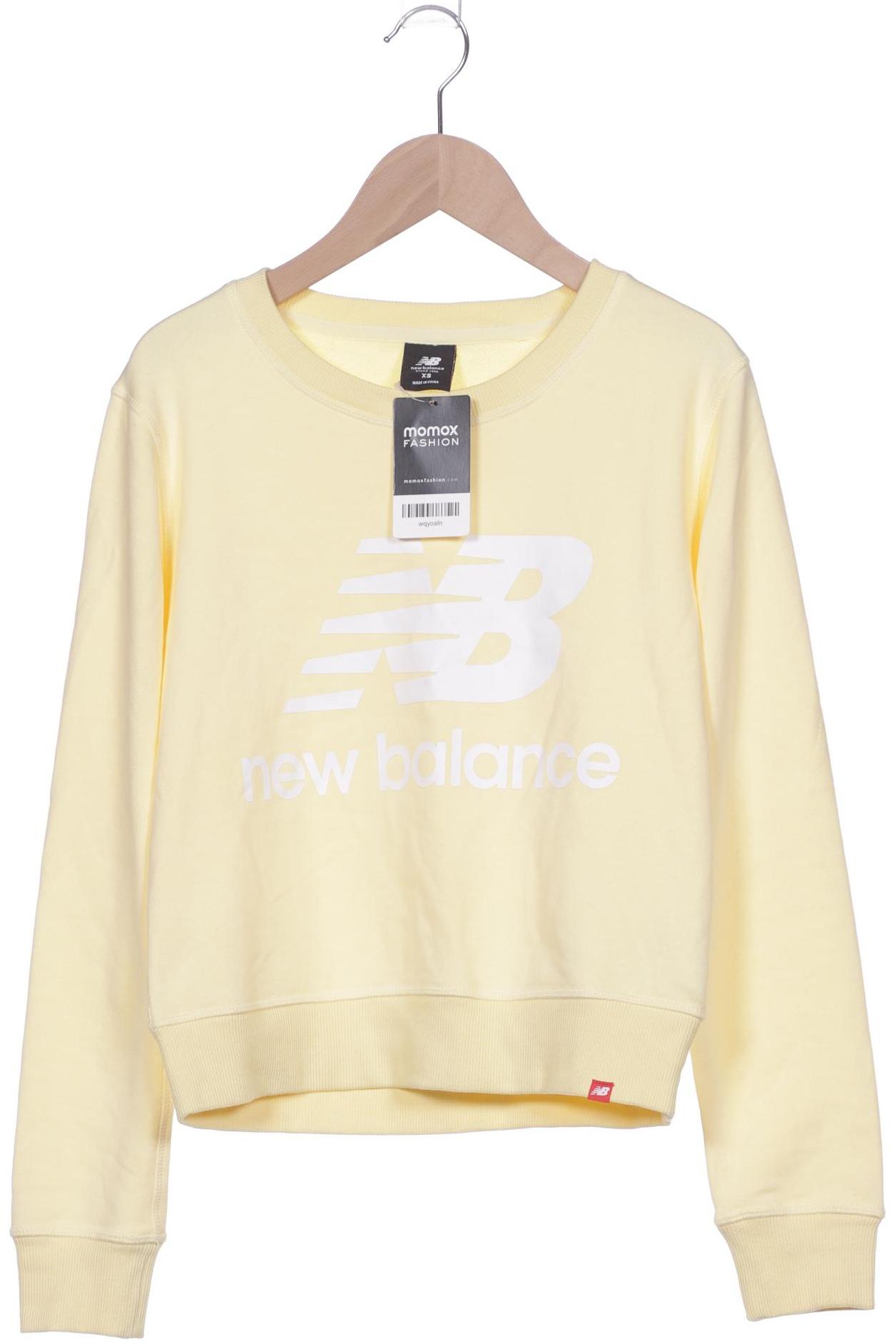 

New Balance Damen Sweatshirt, gelb, Gr. 34