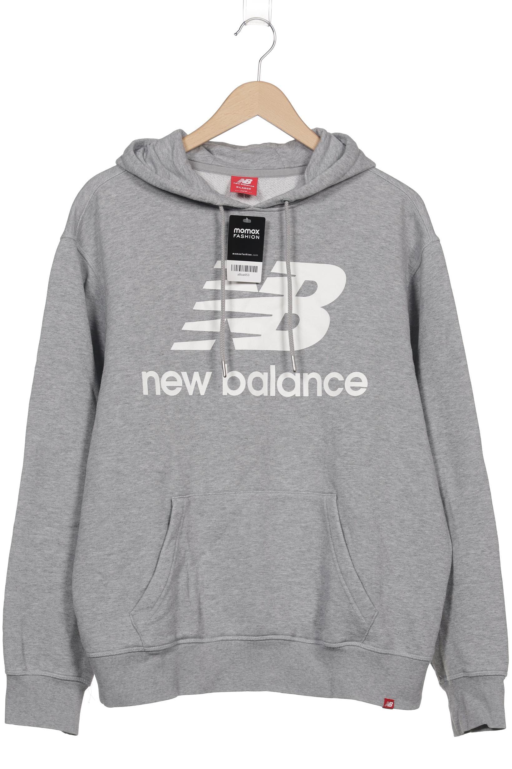 

New Balance Herren Kapuzenpullover, grau, Gr. 54