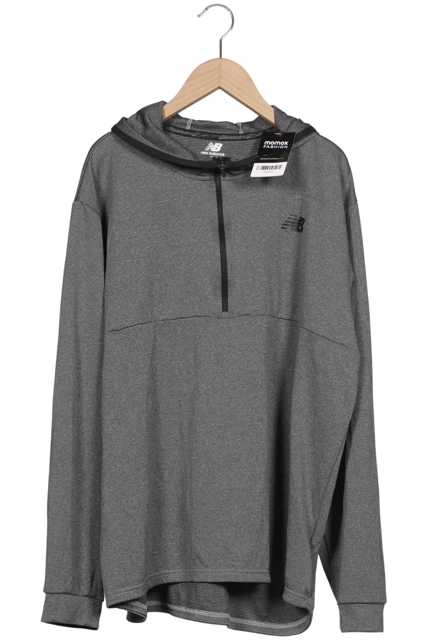 

New Balance Herren Kapuzenpullover, grau, Gr. 54