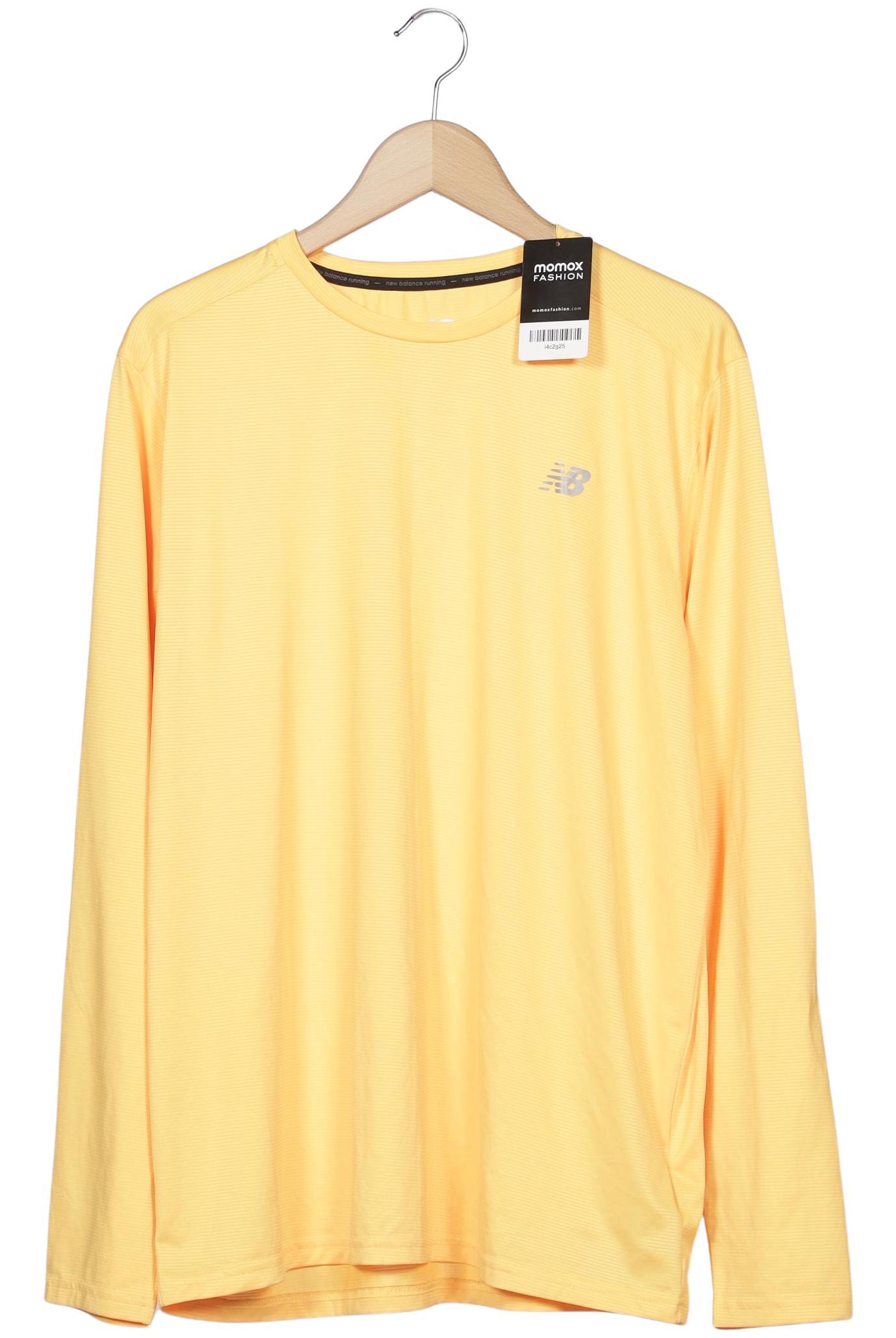 

New Balance Herren Langarmshirt, gelb, Gr. 54