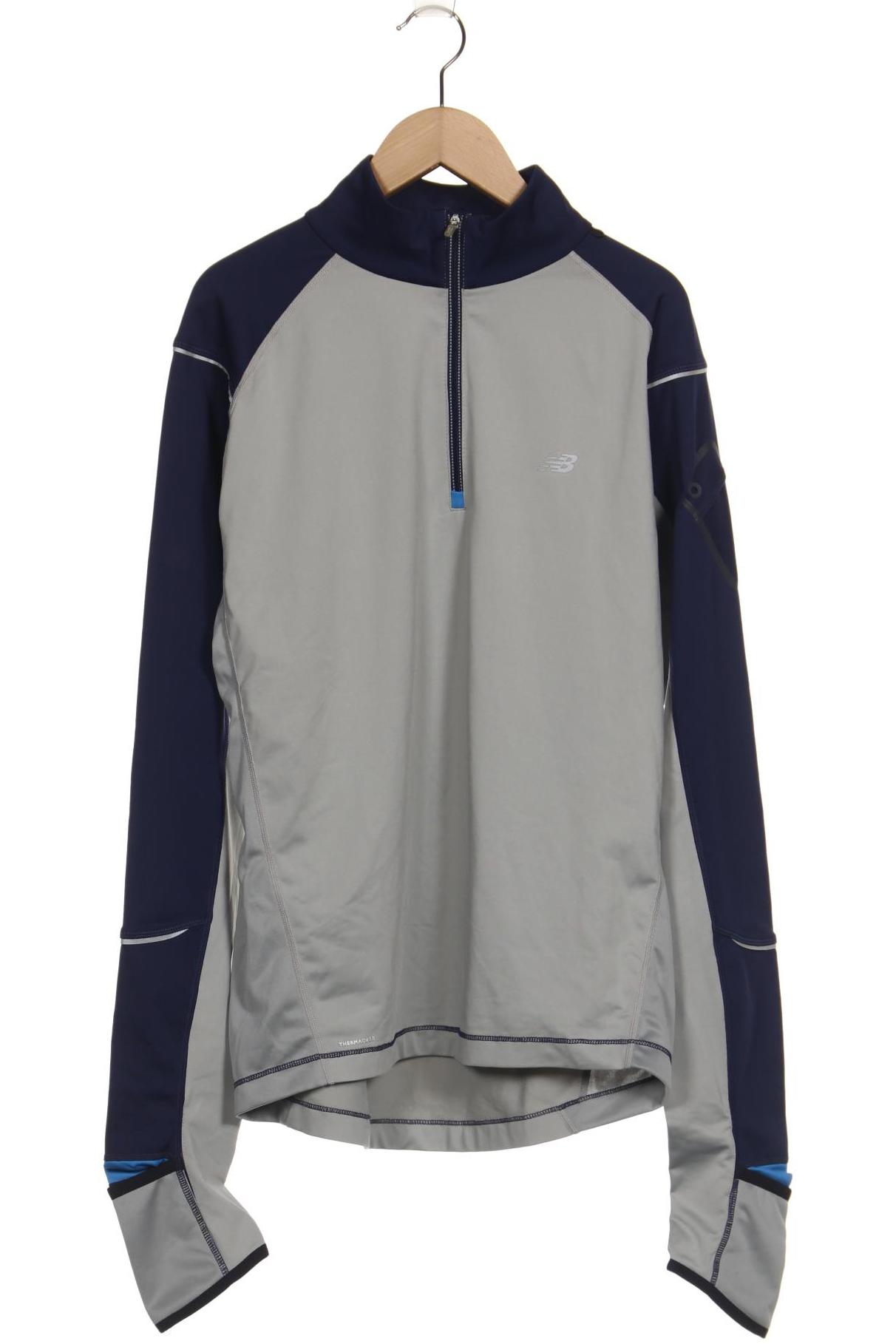 

New Balance Herren Langarmshirt, grau, Gr. 48