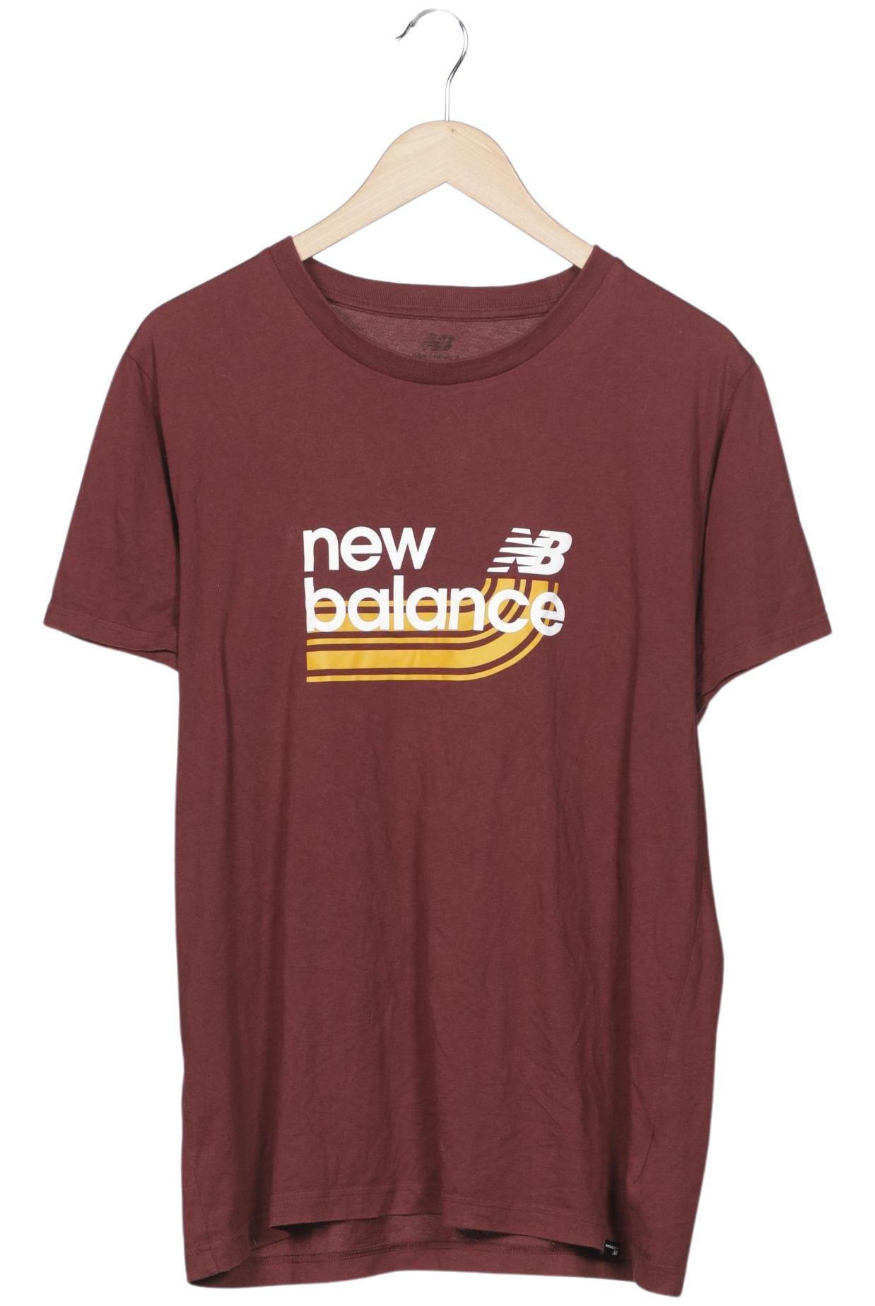 

New Balance Herren T-Shirt, bordeaux, Gr. 52