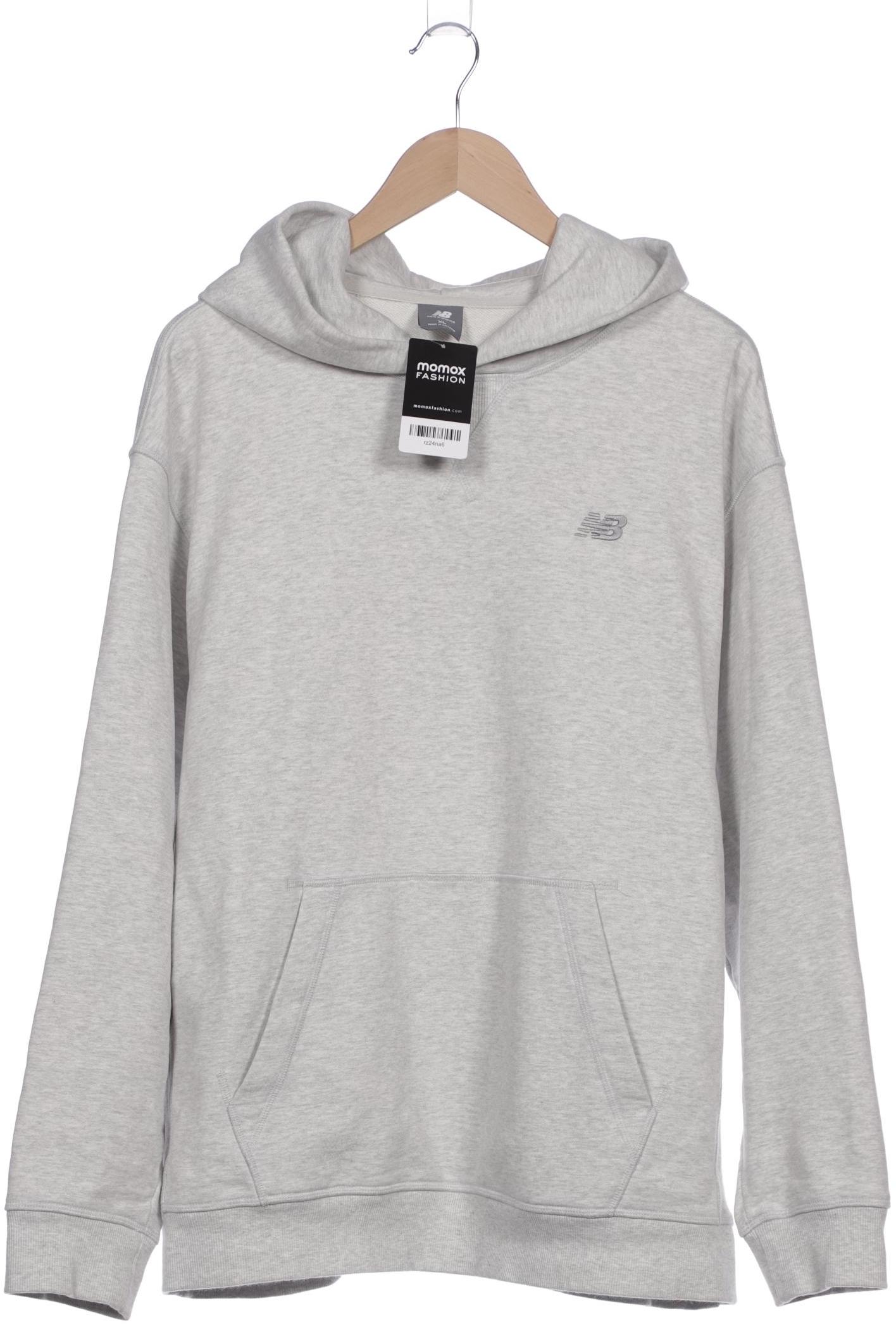 

New Balance Herren Kapuzenpullover, grau, Gr. 54