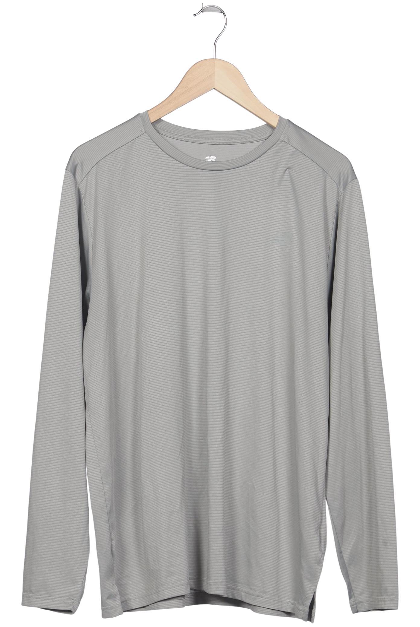 

New Balance Herren Langarmshirt, grau, Gr. 54