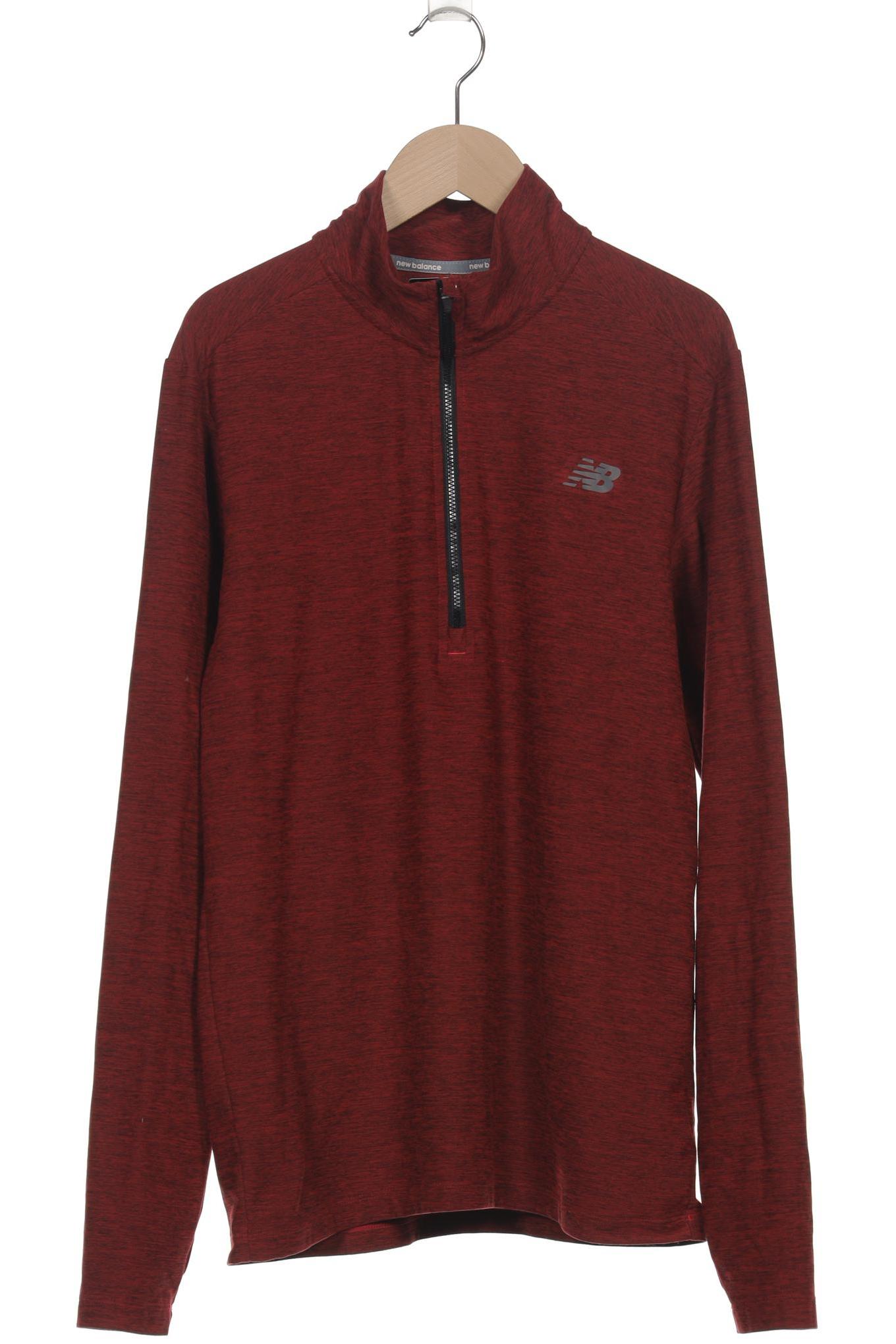 

New Balance Herren Langarmshirt, bordeaux, Gr. 46