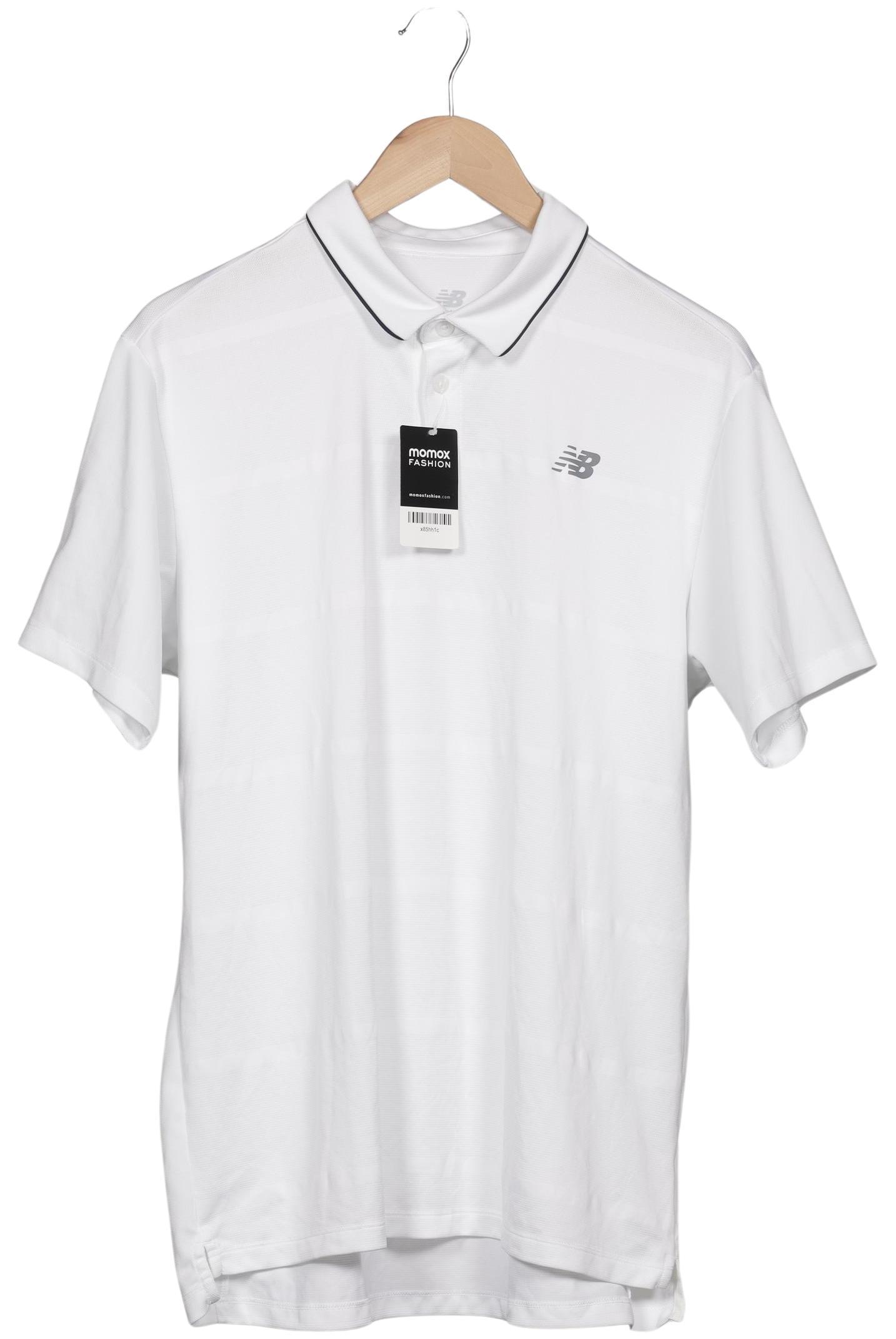 

New Balance Herren Poloshirt, weiß, Gr. 52