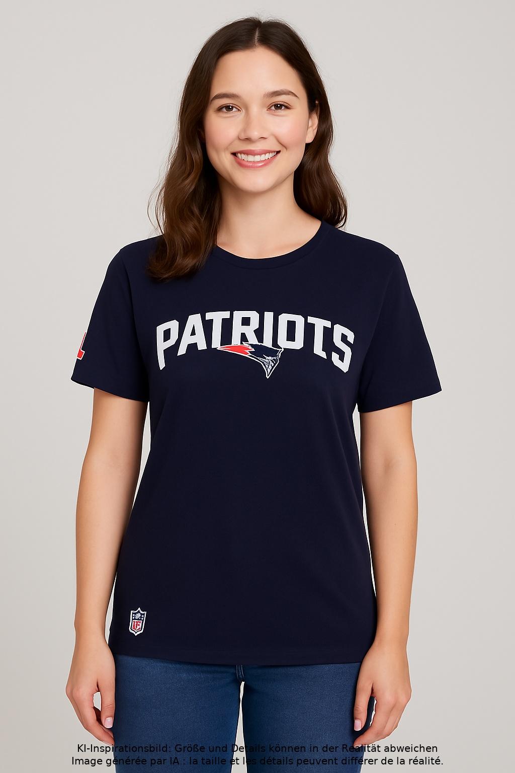 

New Era Damen T-Shirt, marineblau, Gr. 36