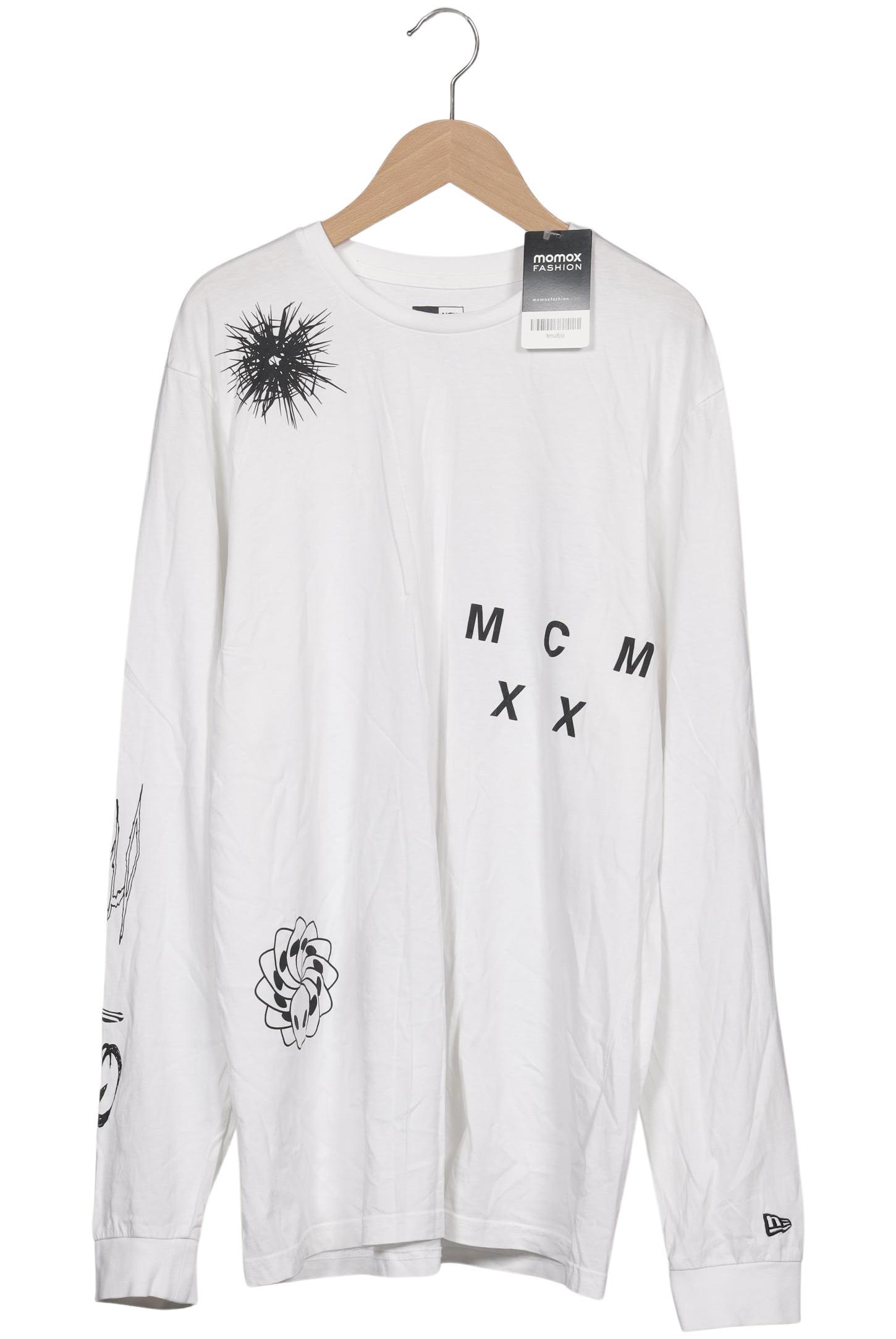 

New Era Herren Langarmshirt, weiß, Gr. 48