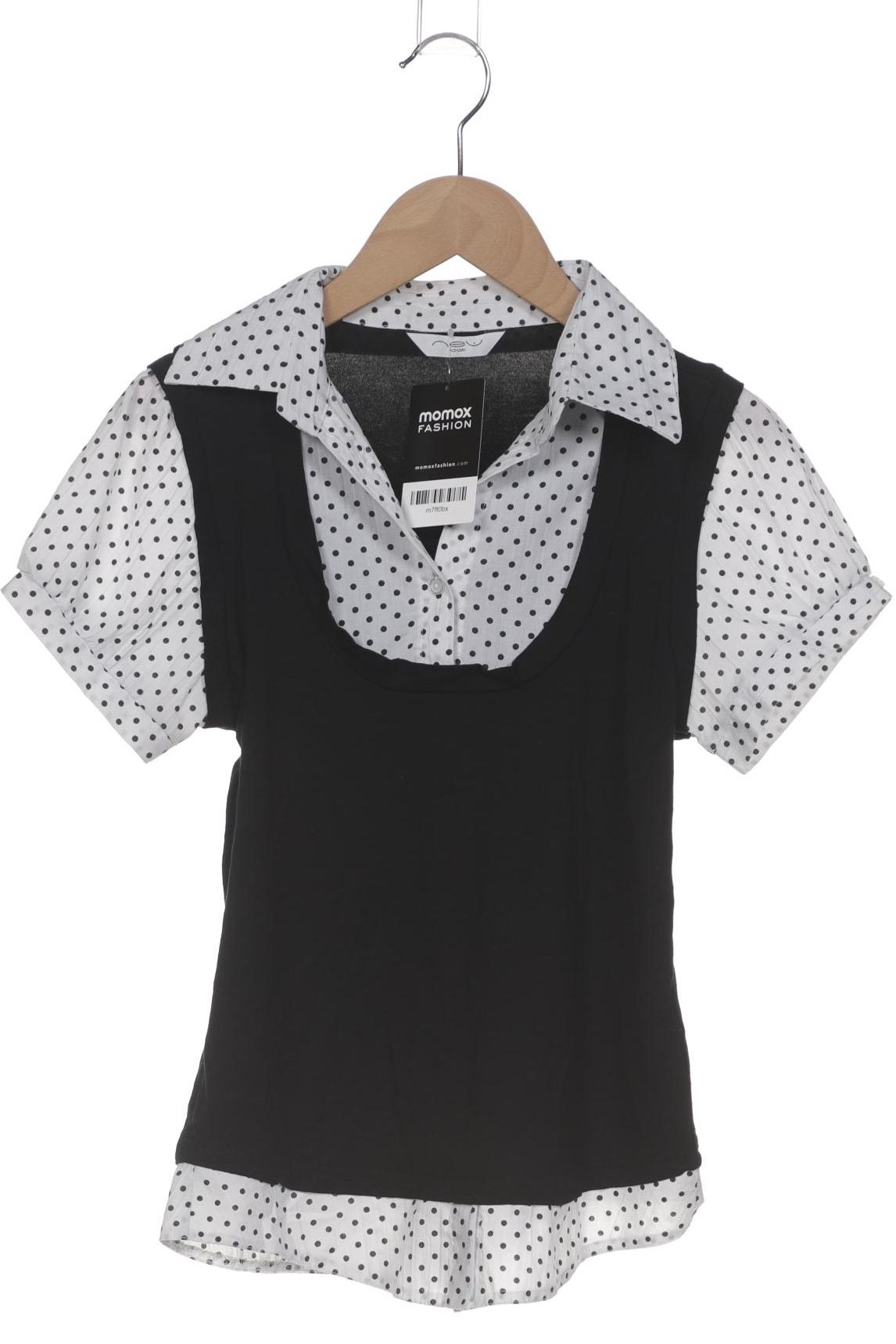 

New Look Damen Poloshirt, schwarz, Gr. 38