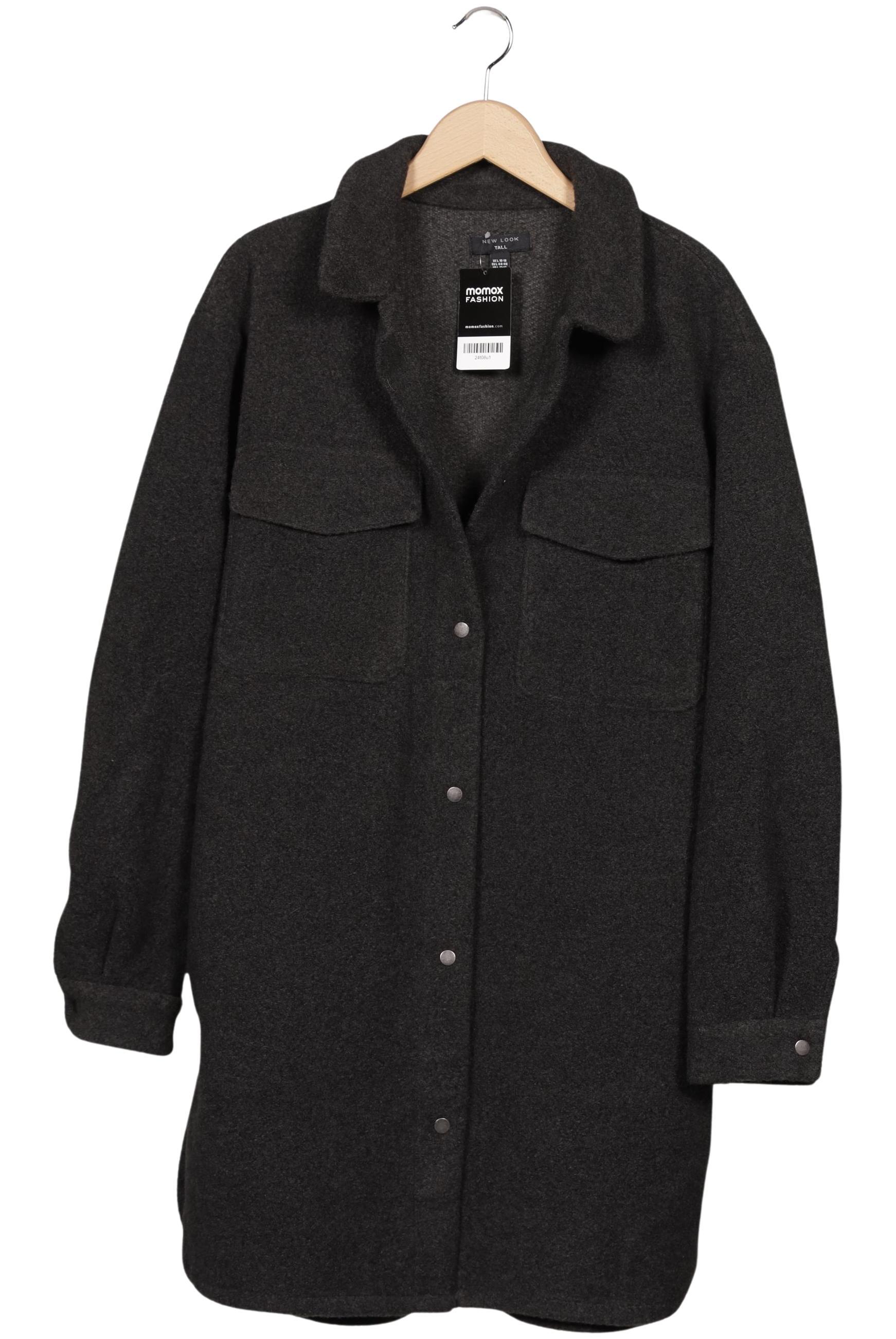 

New Look Damen Mantel, grau, Gr. 42