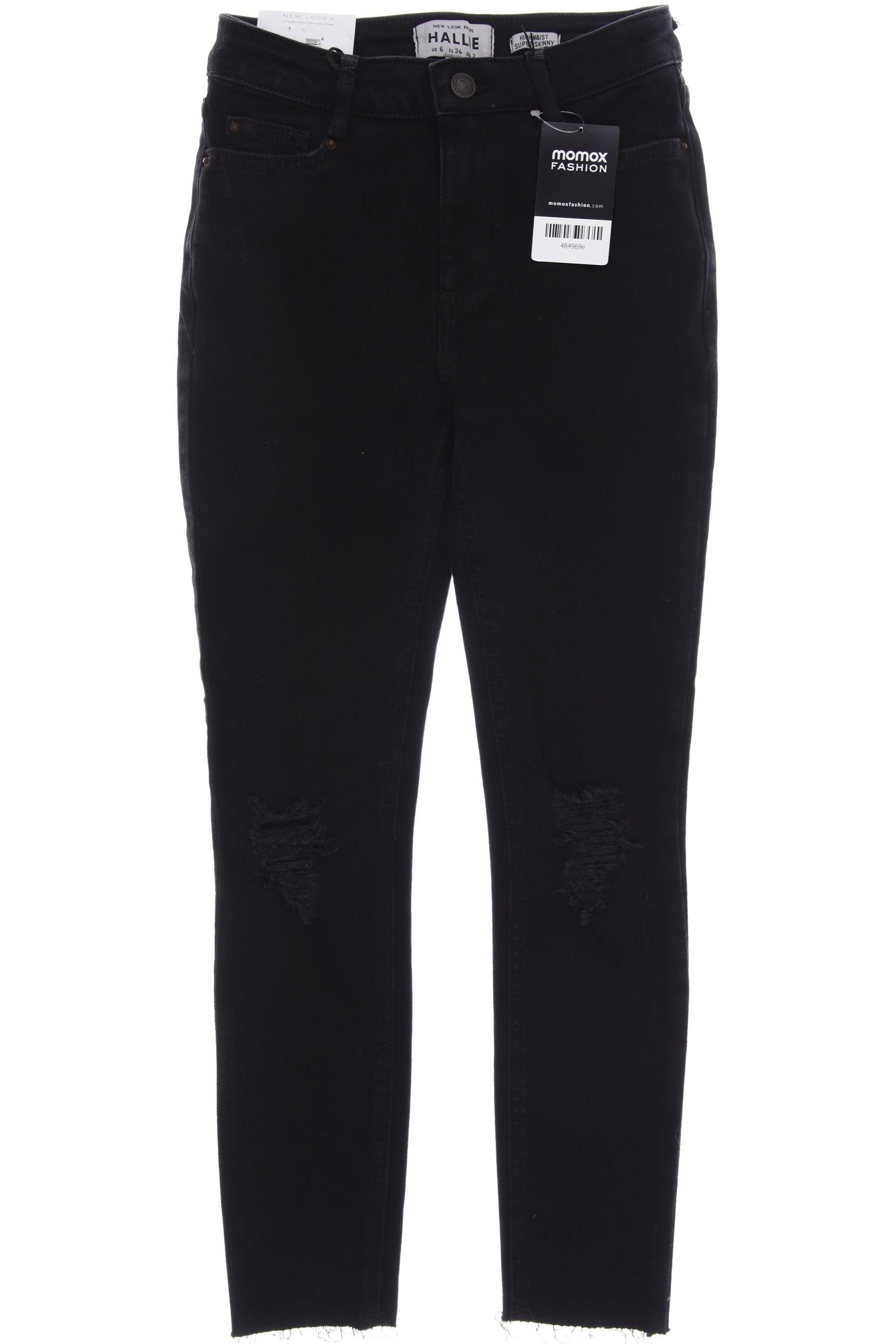 

New Look Damen Jeans, schwarz