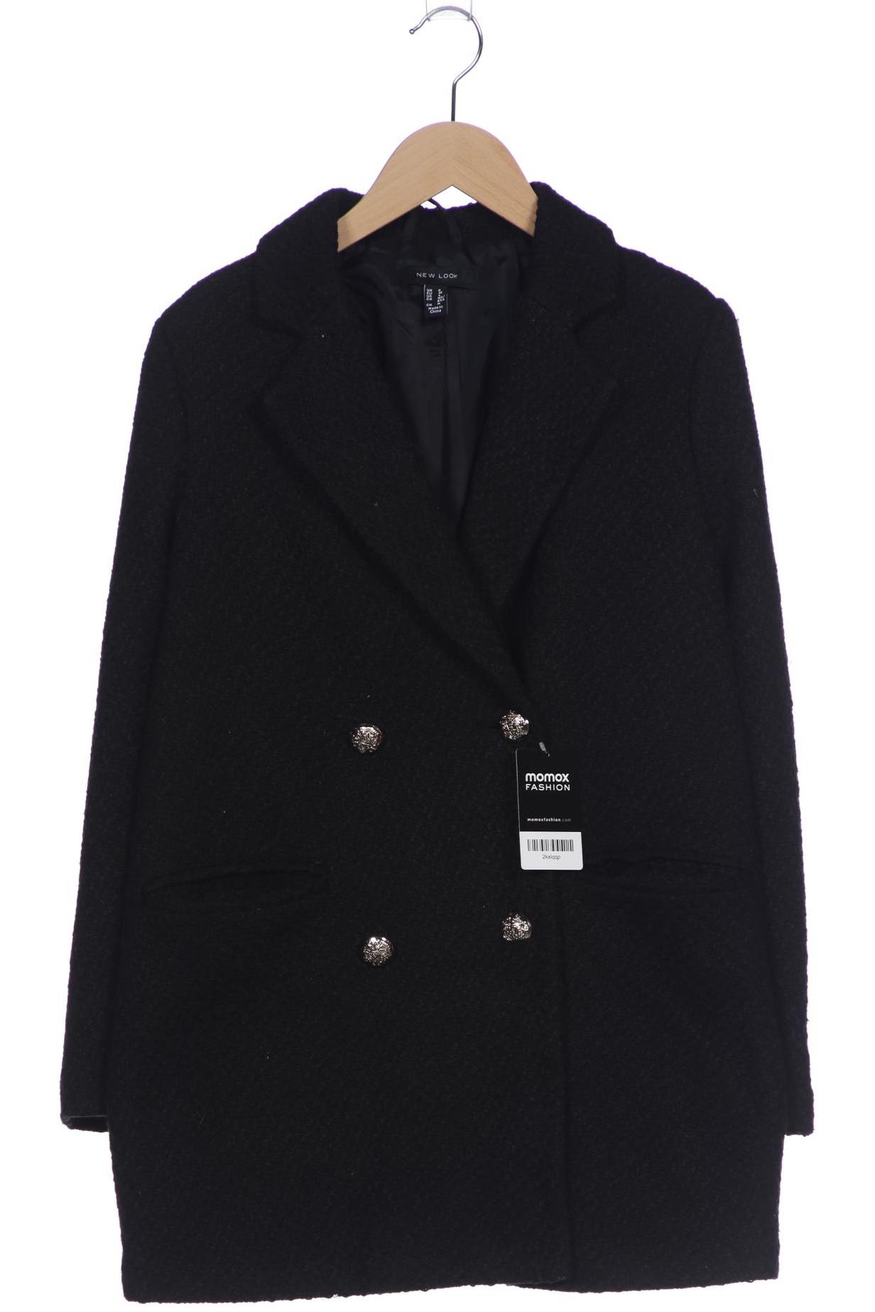 

New Look Damen Mantel, schwarz, Gr. 36