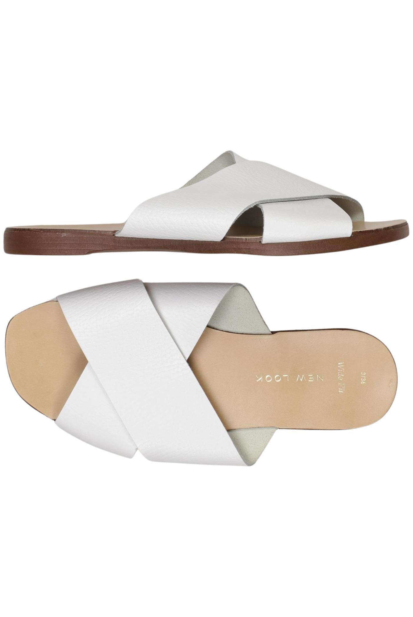 

New Look Damen Sandale, weiß, Gr. 36