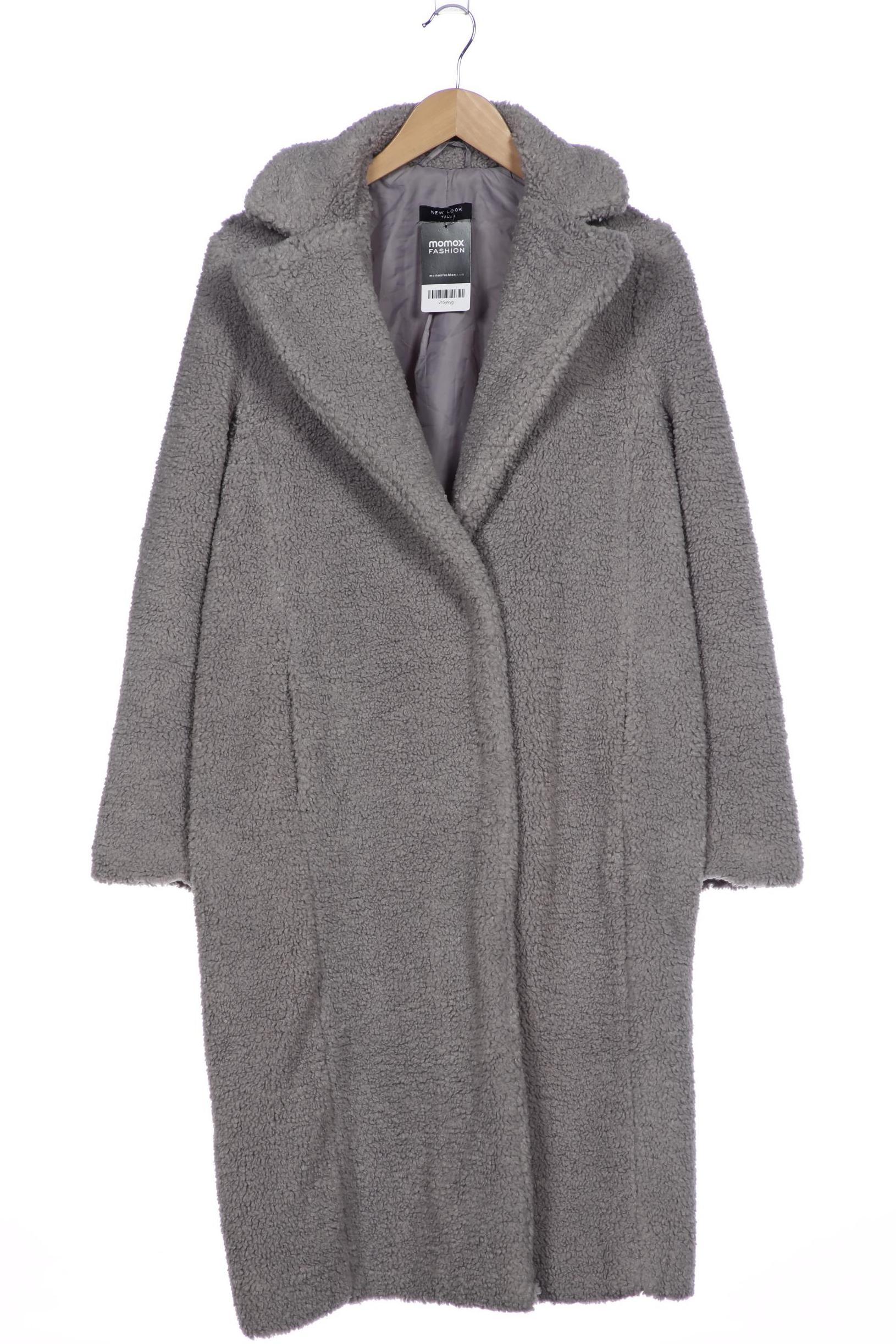 

New Look Damen Mantel, grau, Gr. 38