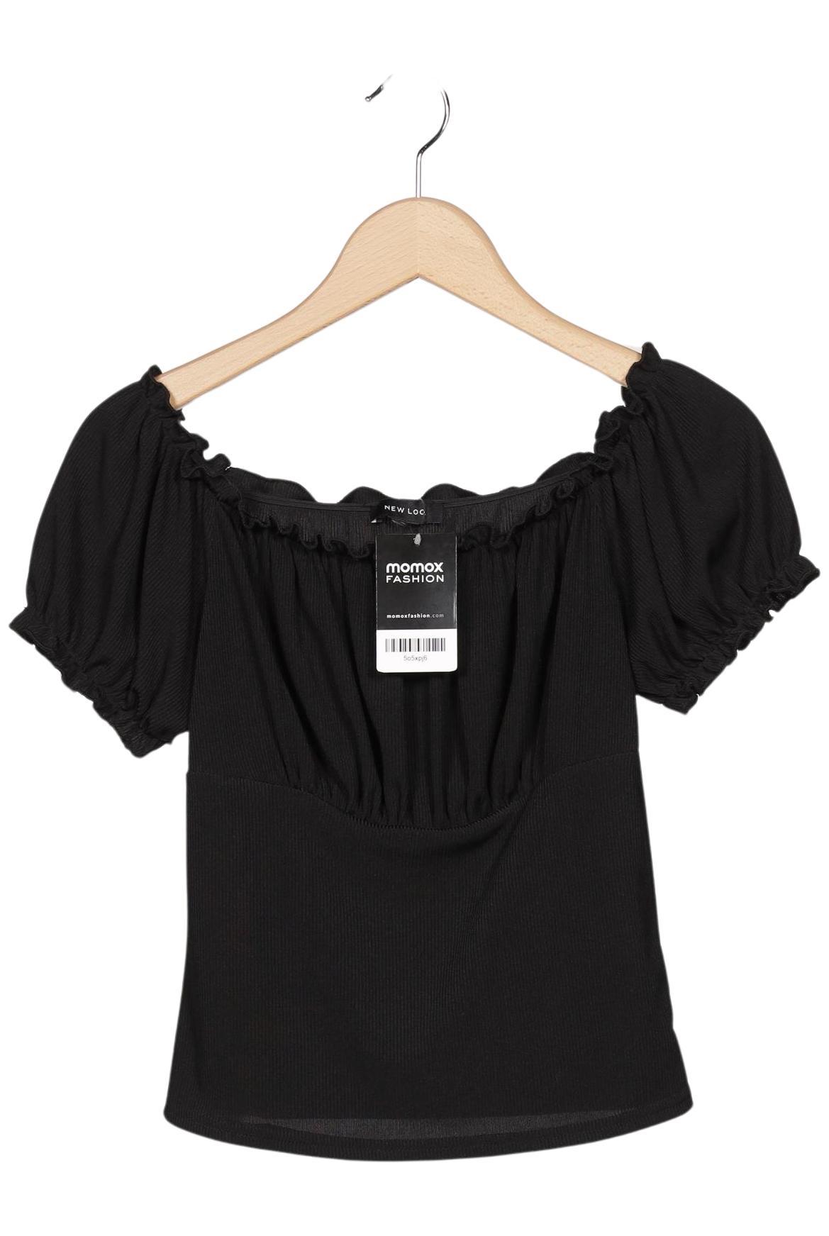

New Look Damen T-Shirt, schwarz, Gr. 36