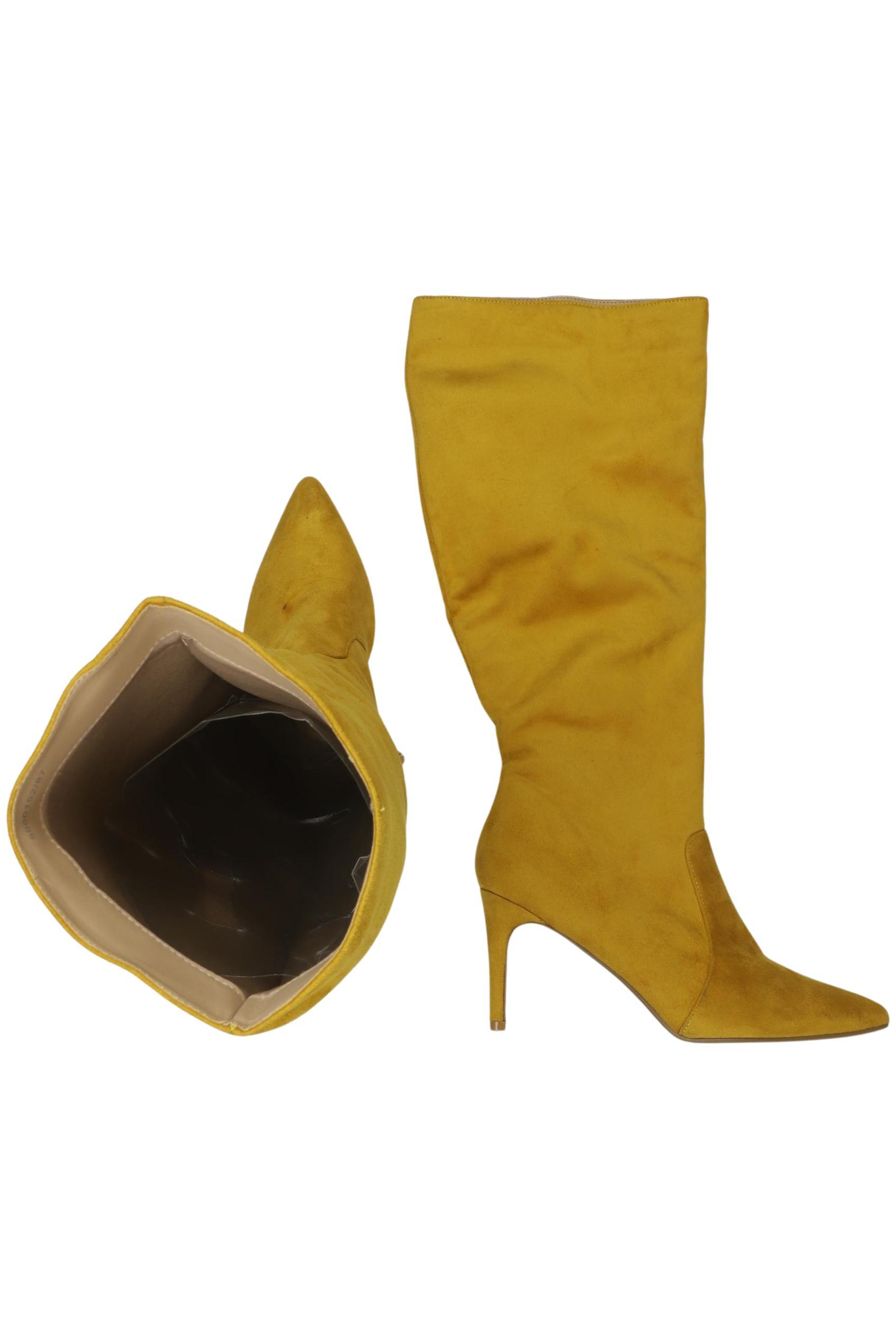 

New Look Damen Stiefel, gelb, Gr. 38