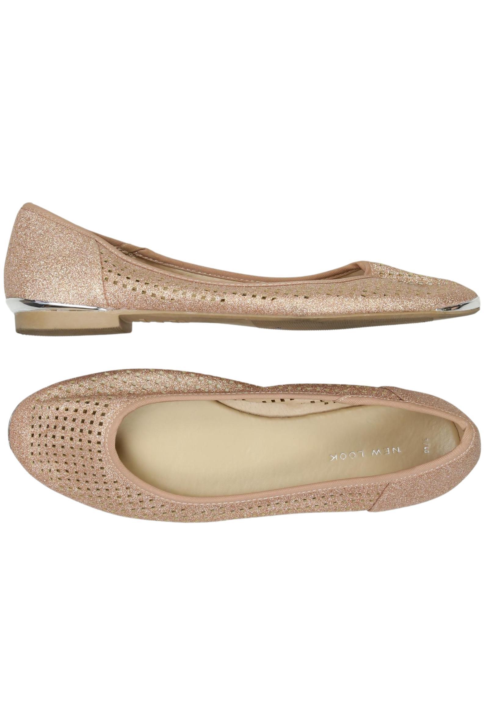 

New Look Damen Ballerinas, gold, Gr. 40