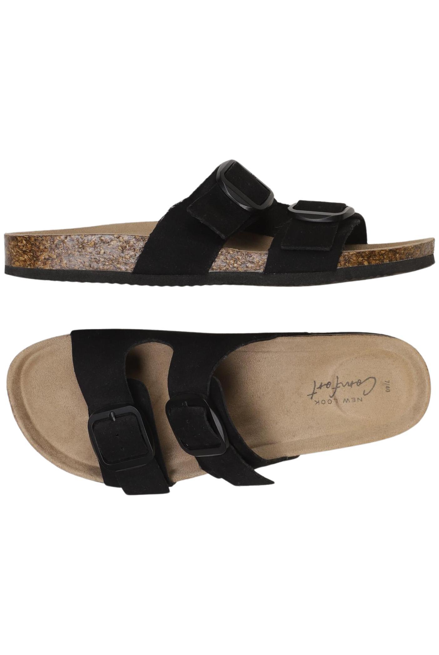 

New Look Damen Sandale, schwarz, Gr. 40